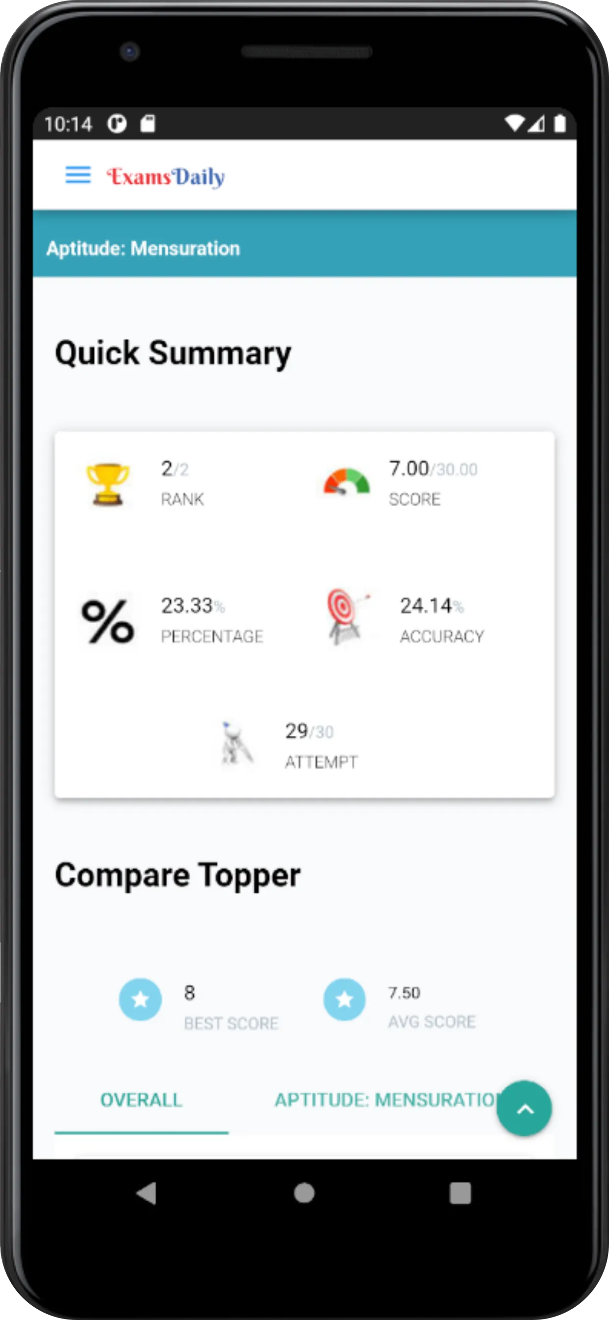 ExamsDaily - Live Class/Test | Indus Appstore | Screenshot