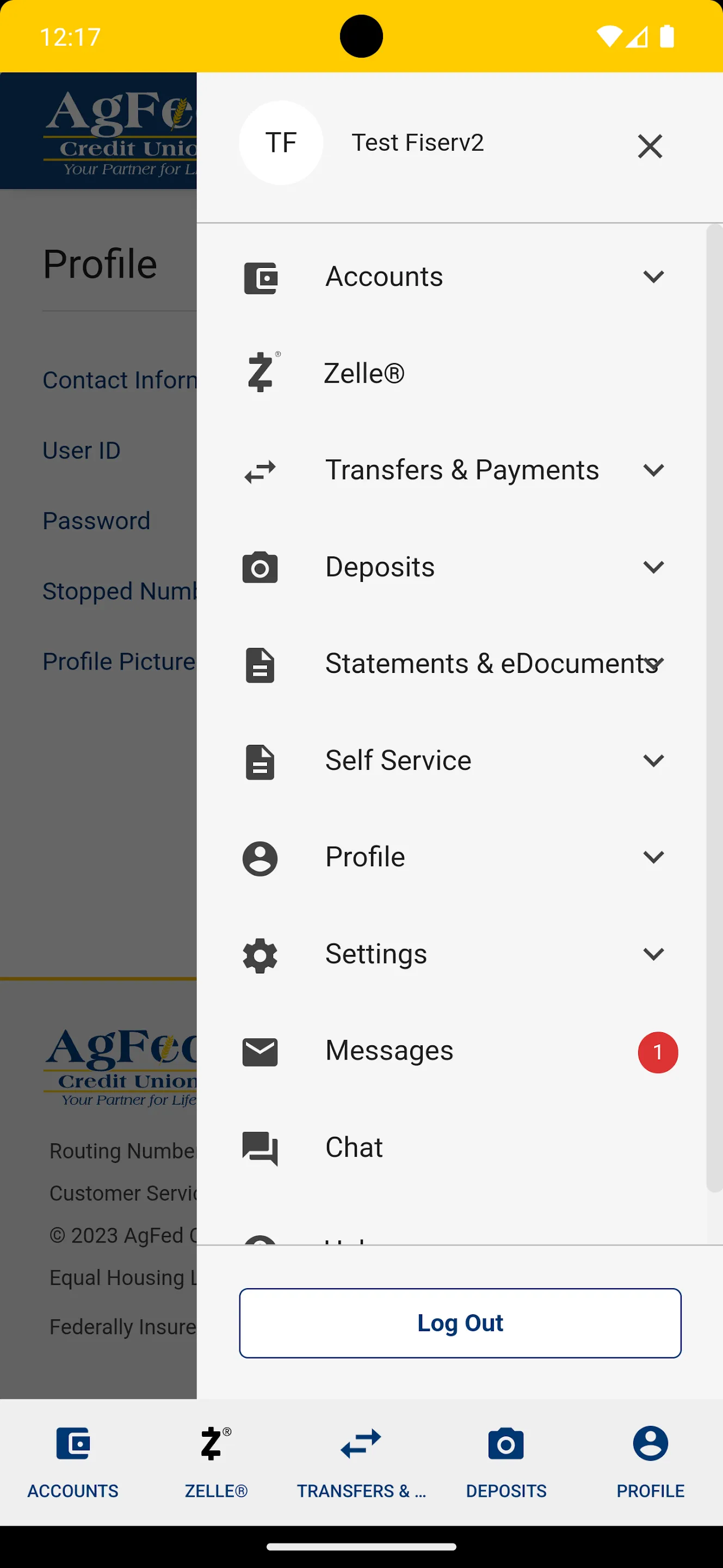 AgFed Credit Union | Indus Appstore | Screenshot