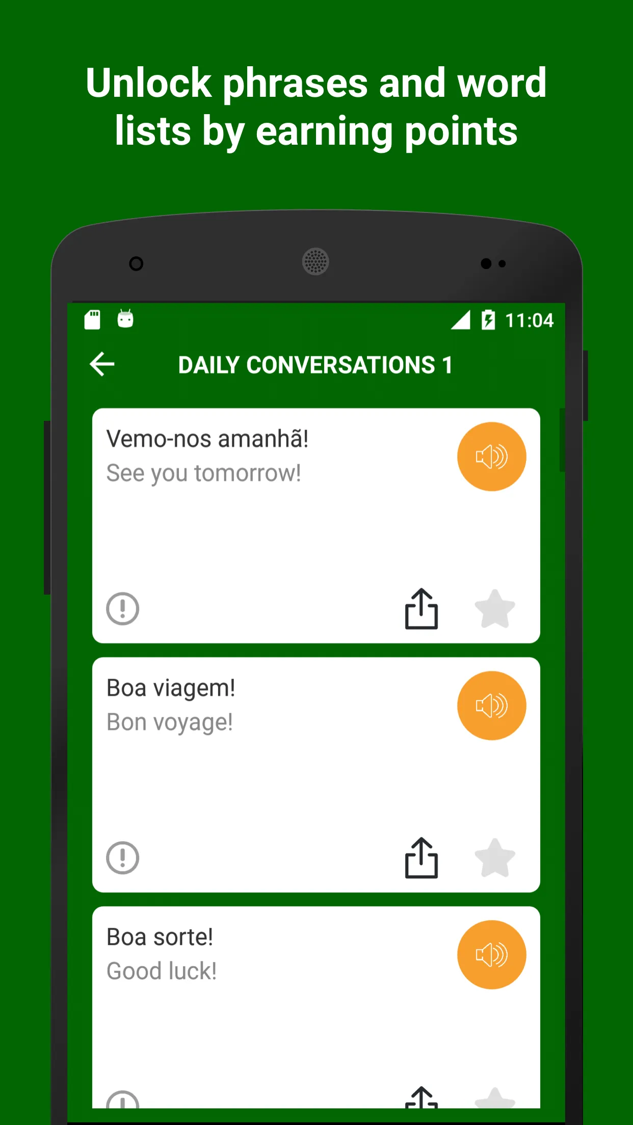 Learn Portuguese Vocabulary | Indus Appstore | Screenshot