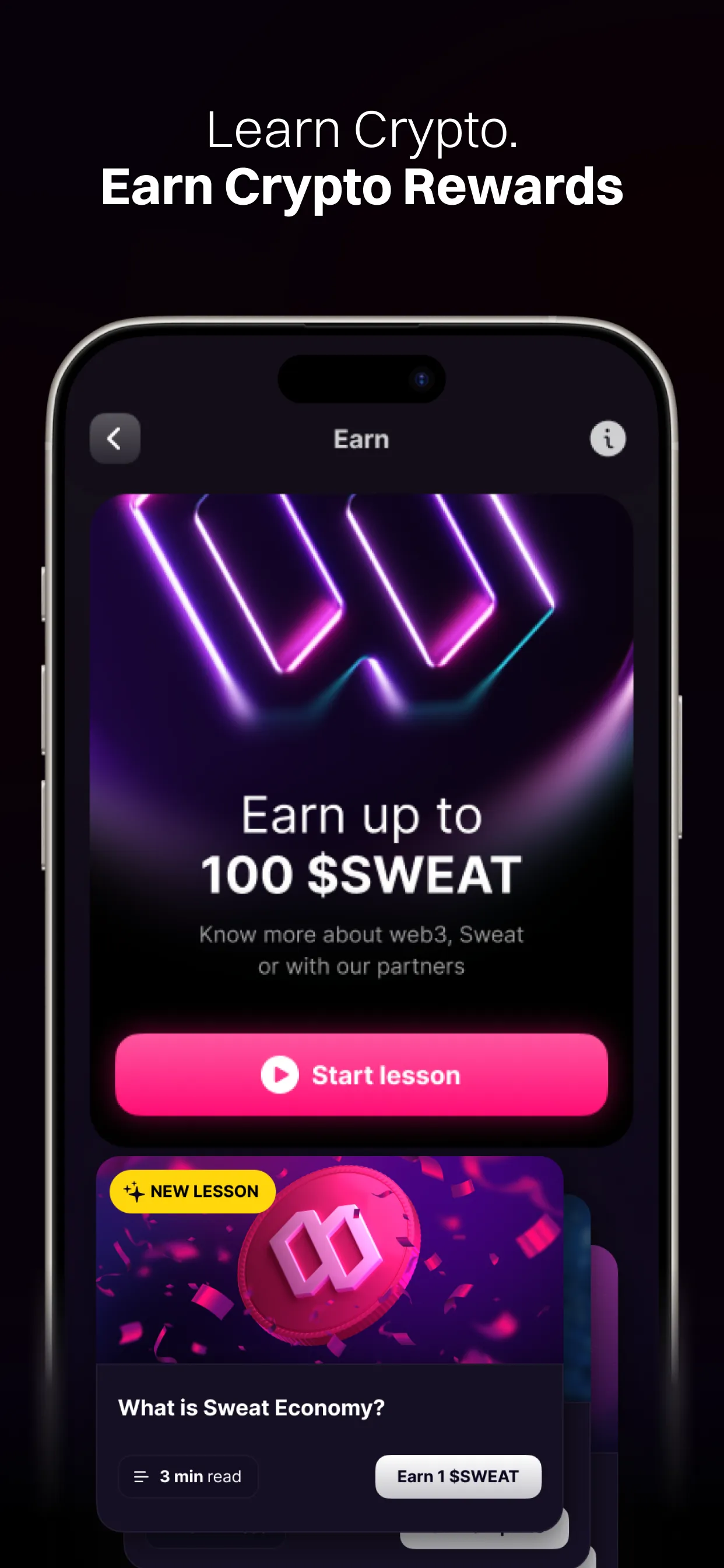 Sweat Wallet: Crypto & Rewards | Indus Appstore | Screenshot