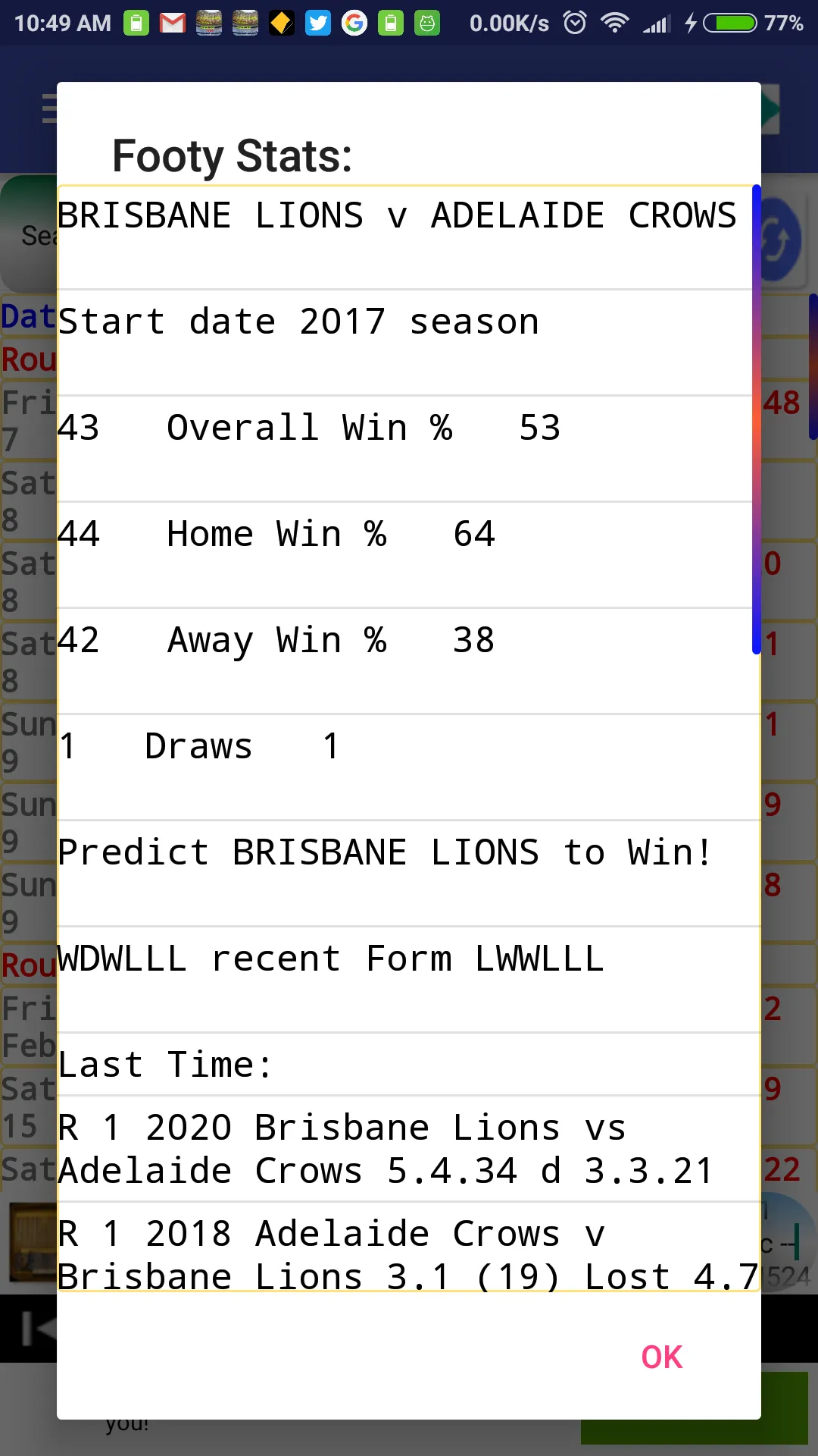 Aussie Rules FootyPredictor | Indus Appstore | Screenshot