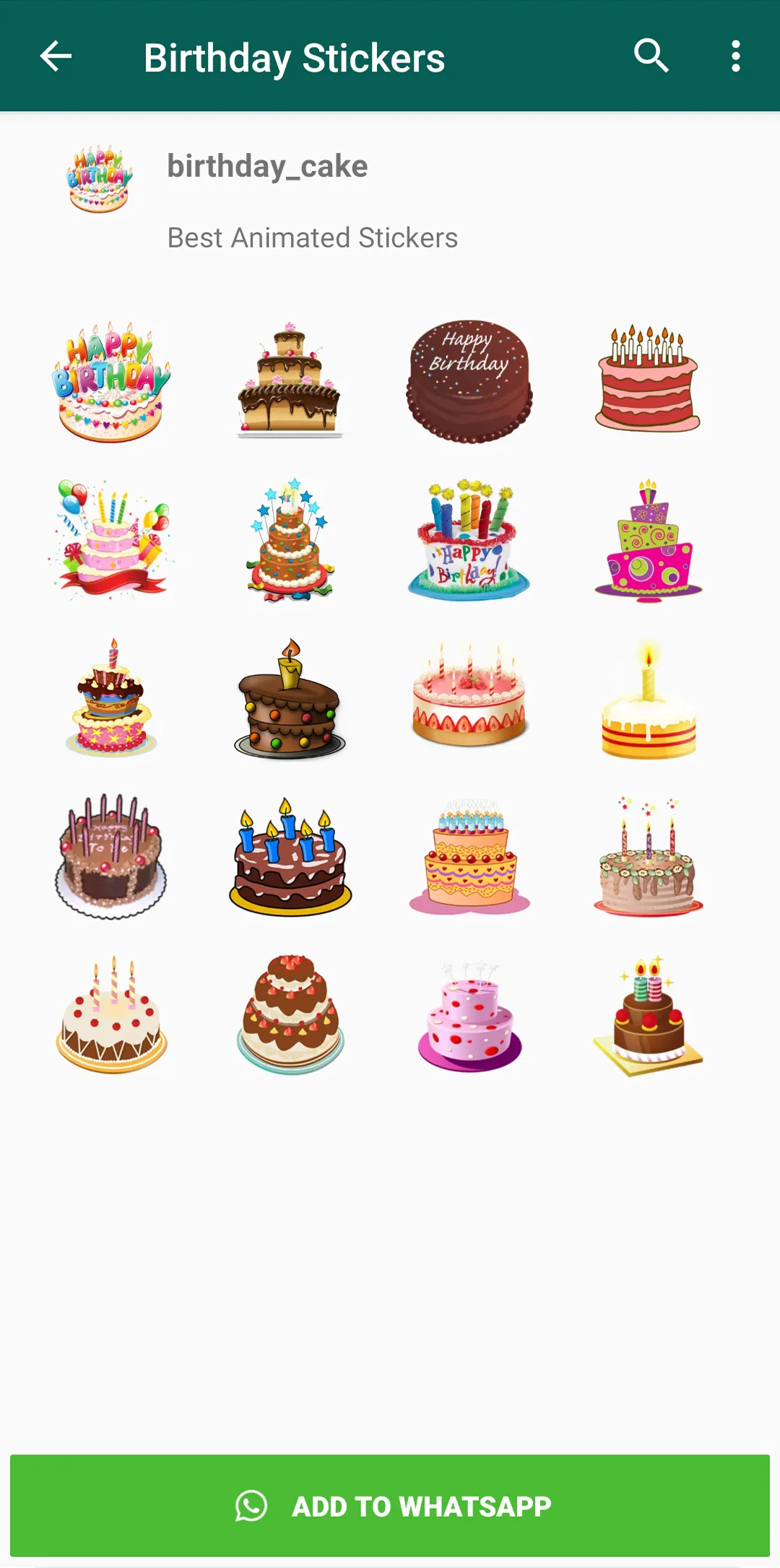 Happy Birthday Stickers | Indus Appstore | Screenshot