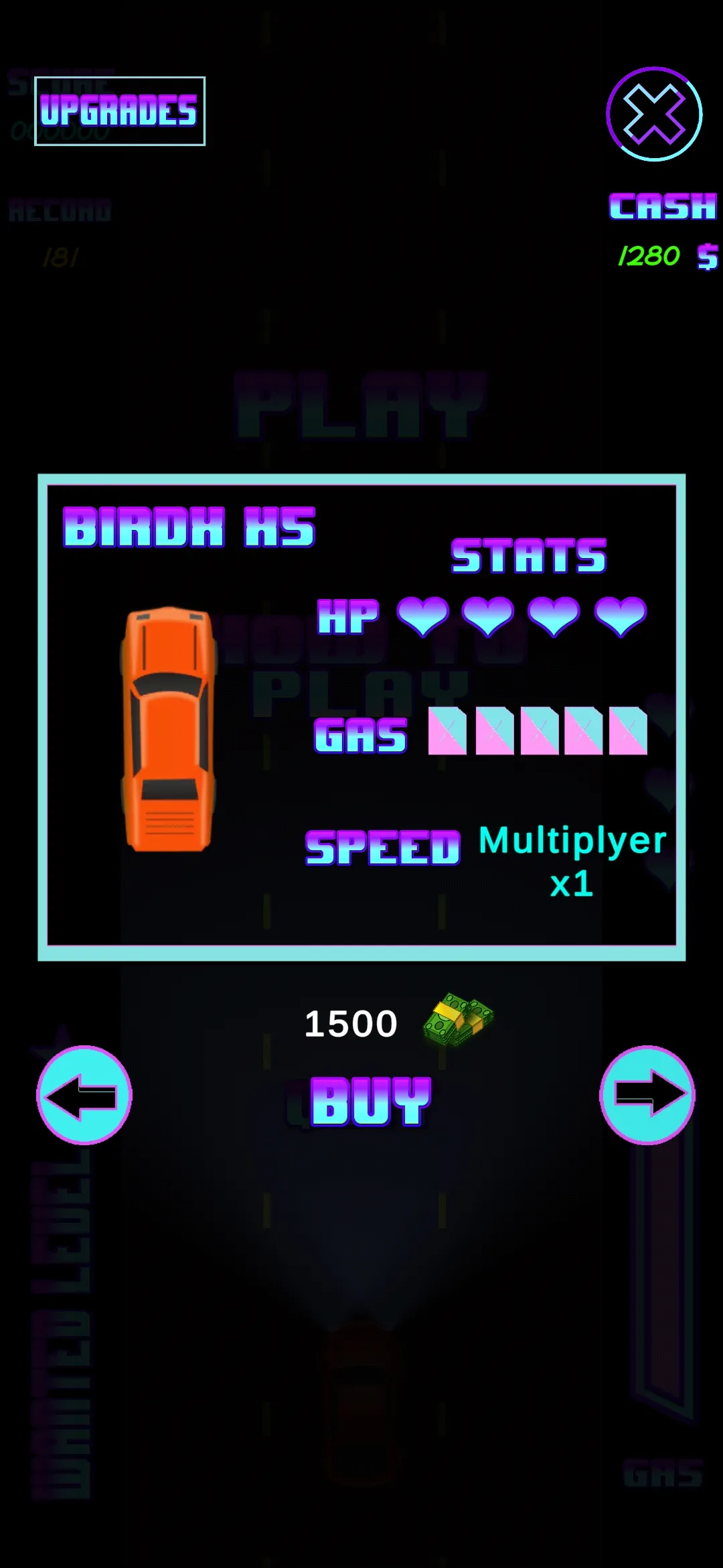 Neon Pursuit | Indus Appstore | Screenshot