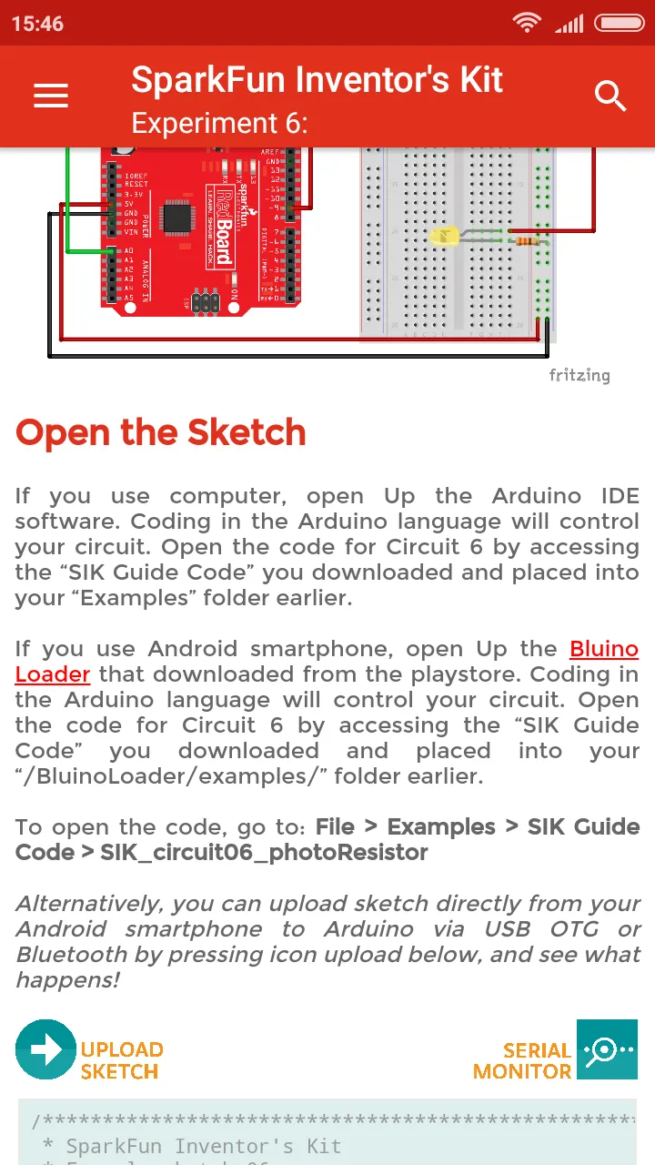 Arduino SparkFun Inventor's Ki | Indus Appstore | Screenshot