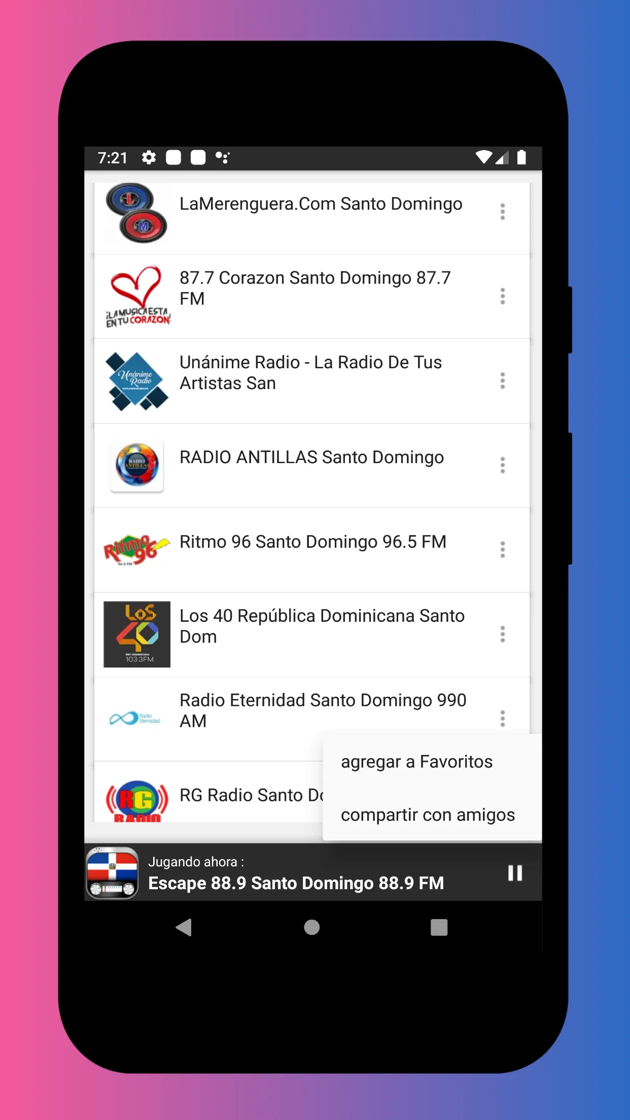 Dominican Republic Radio FM AM | Indus Appstore | Screenshot