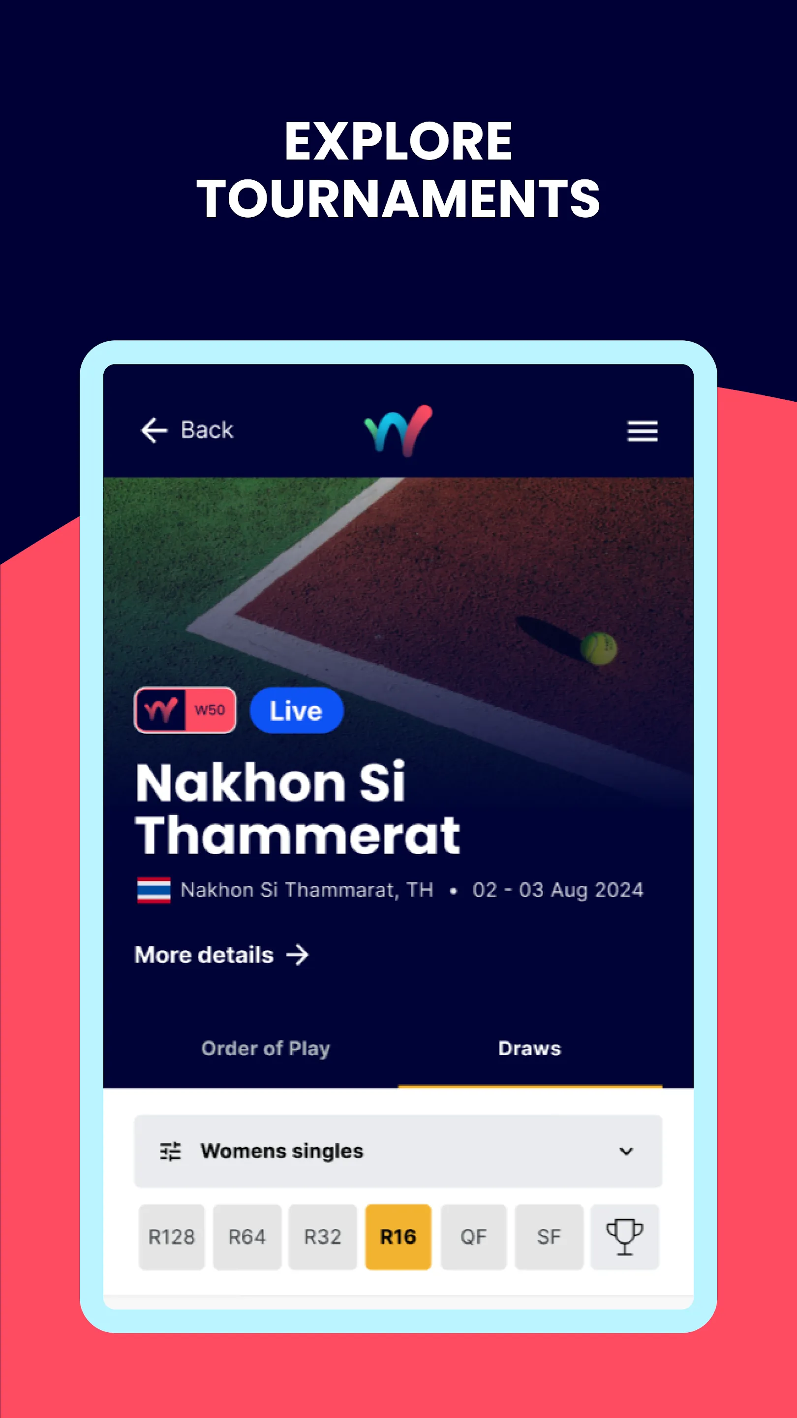 World Tennis Tour Live | Indus Appstore | Screenshot