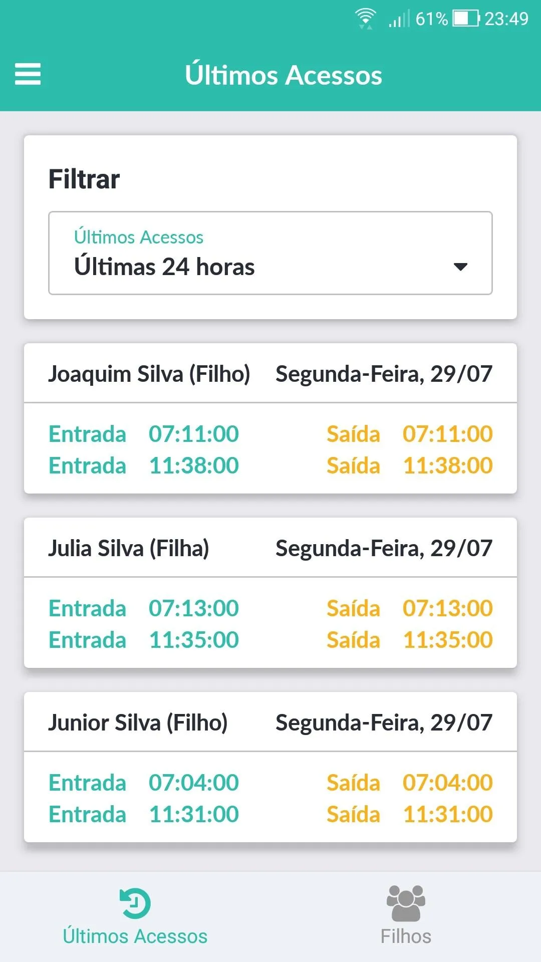 Secullum Escola App | Indus Appstore | Screenshot