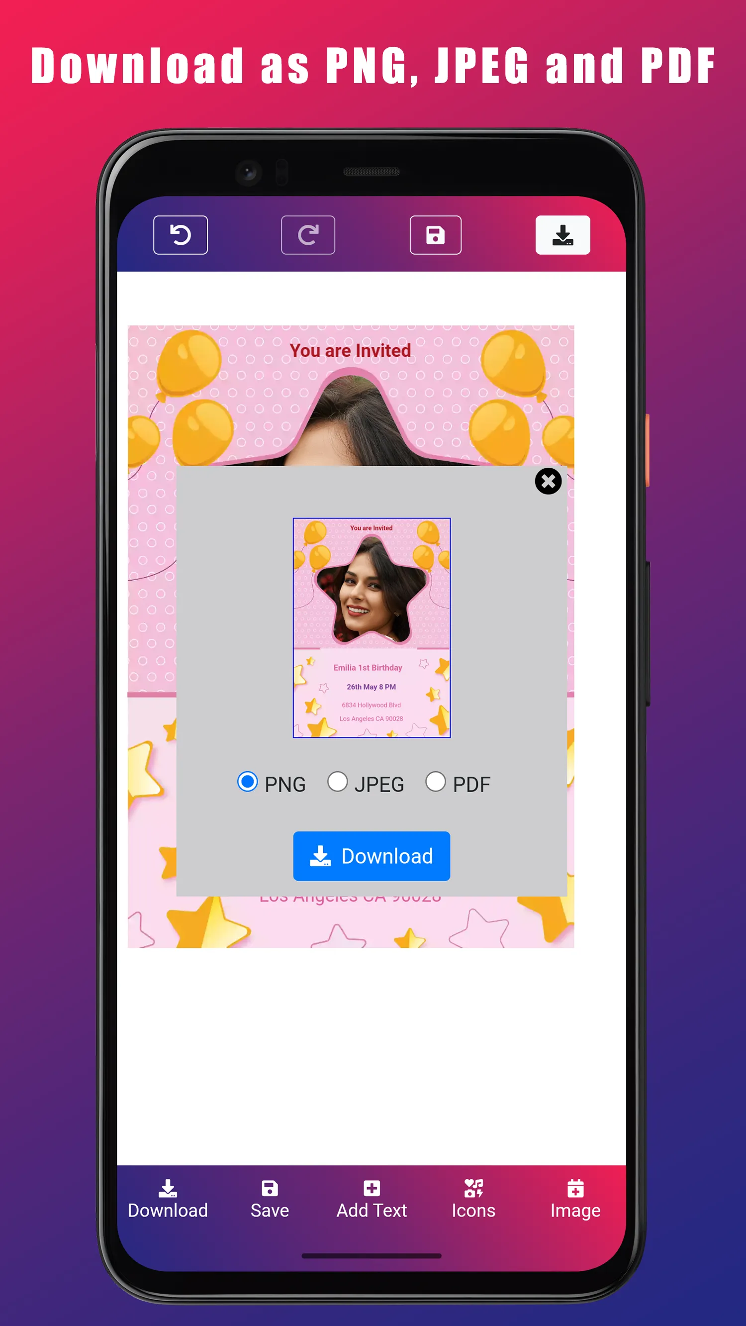 Invitation Card Maker | Indus Appstore | Screenshot