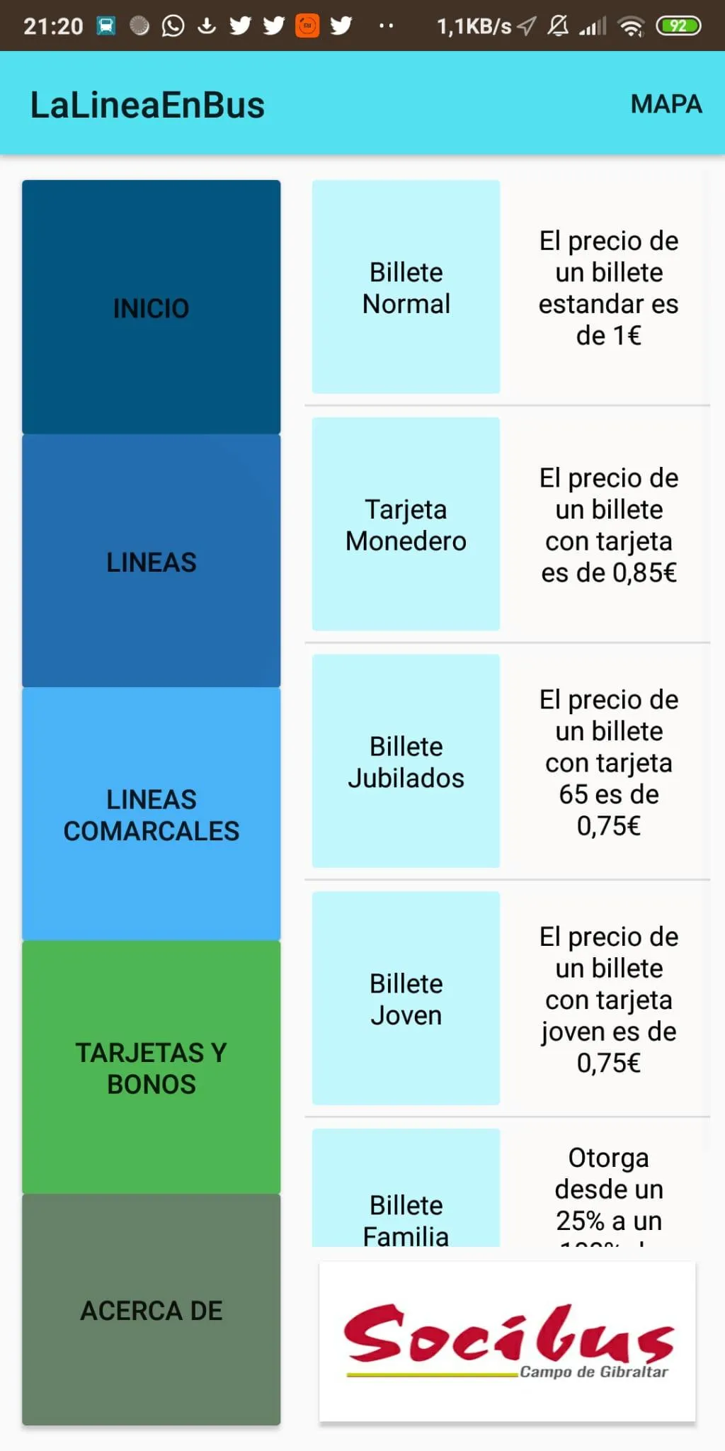 La Linea en Bus | Indus Appstore | Screenshot