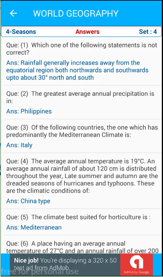 World Geography Quiz Competiti | Indus Appstore | Screenshot