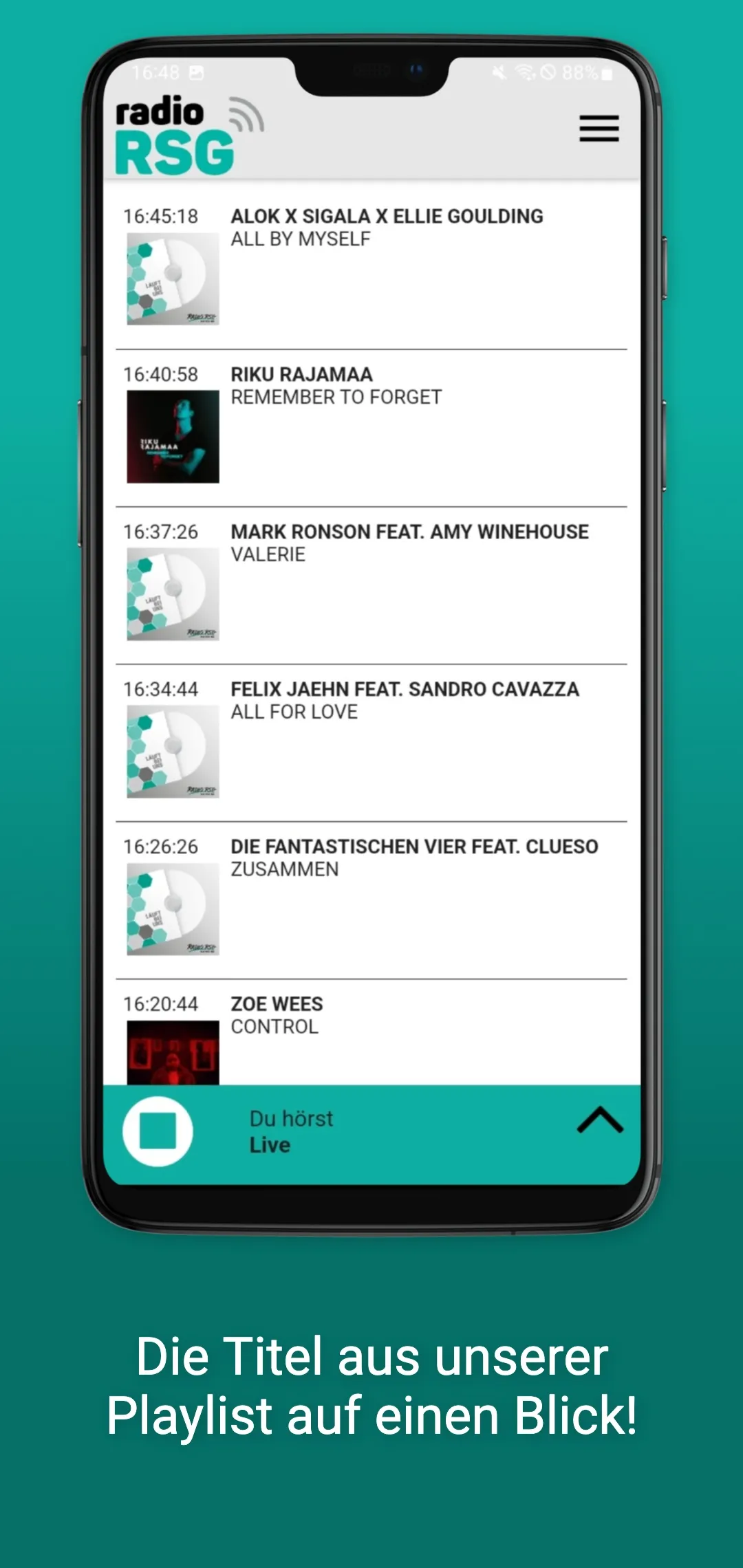 Radio RSG | Indus Appstore | Screenshot