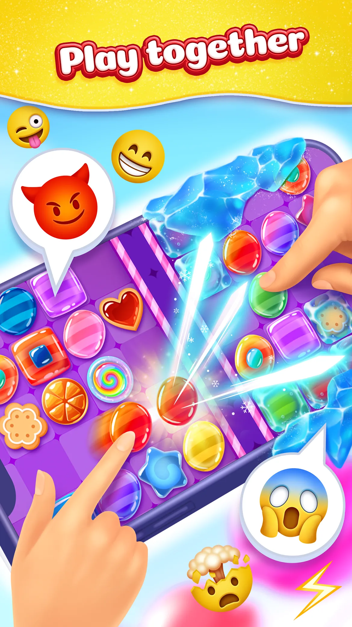 Pop Lollipop! Match game! | Indus Appstore | Screenshot