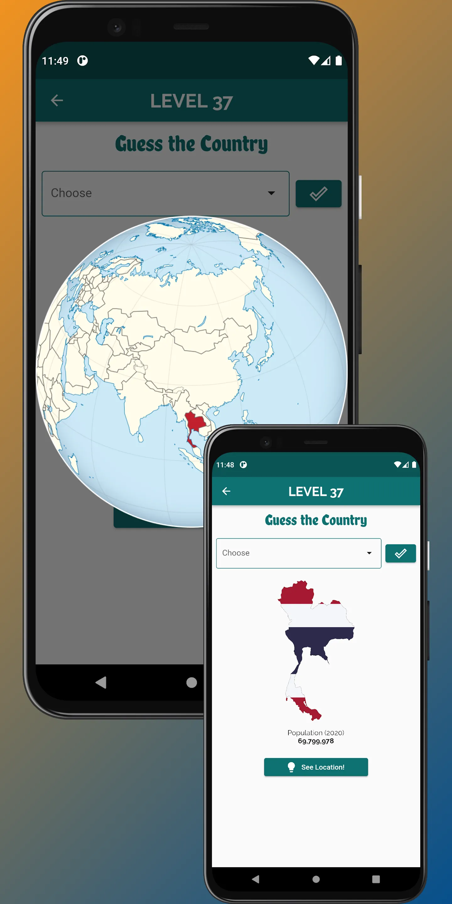 OT Country Quiz | Indus Appstore | Screenshot