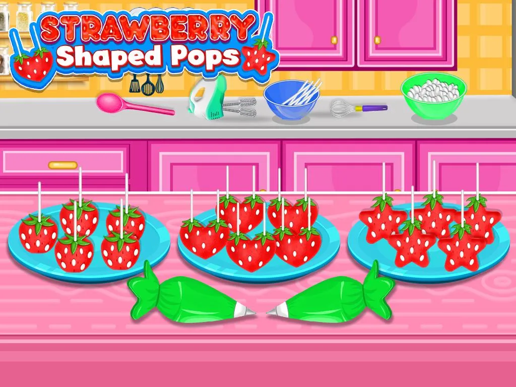 Strawberry Pops- Cooking Games | Indus Appstore | Screenshot