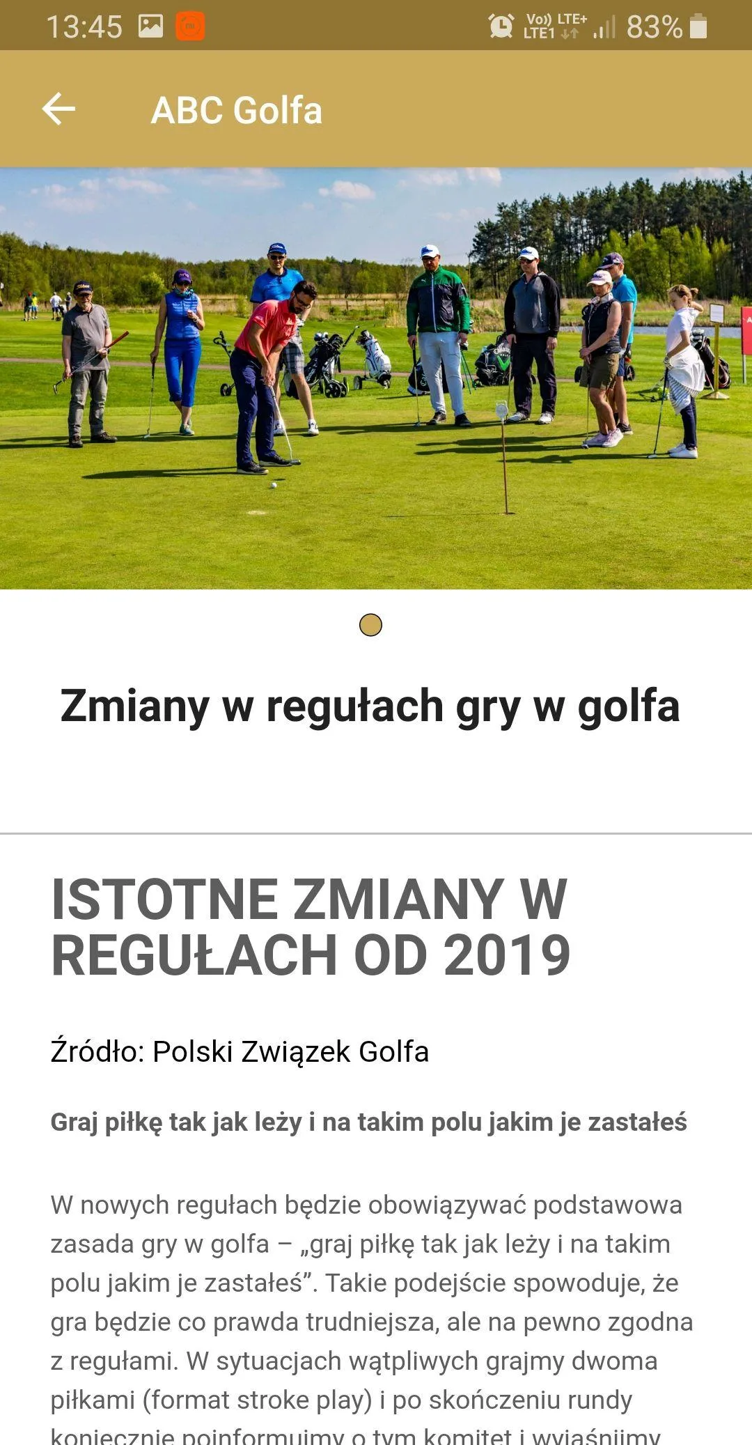 Sobienie Królewskie Golf & Cou | Indus Appstore | Screenshot