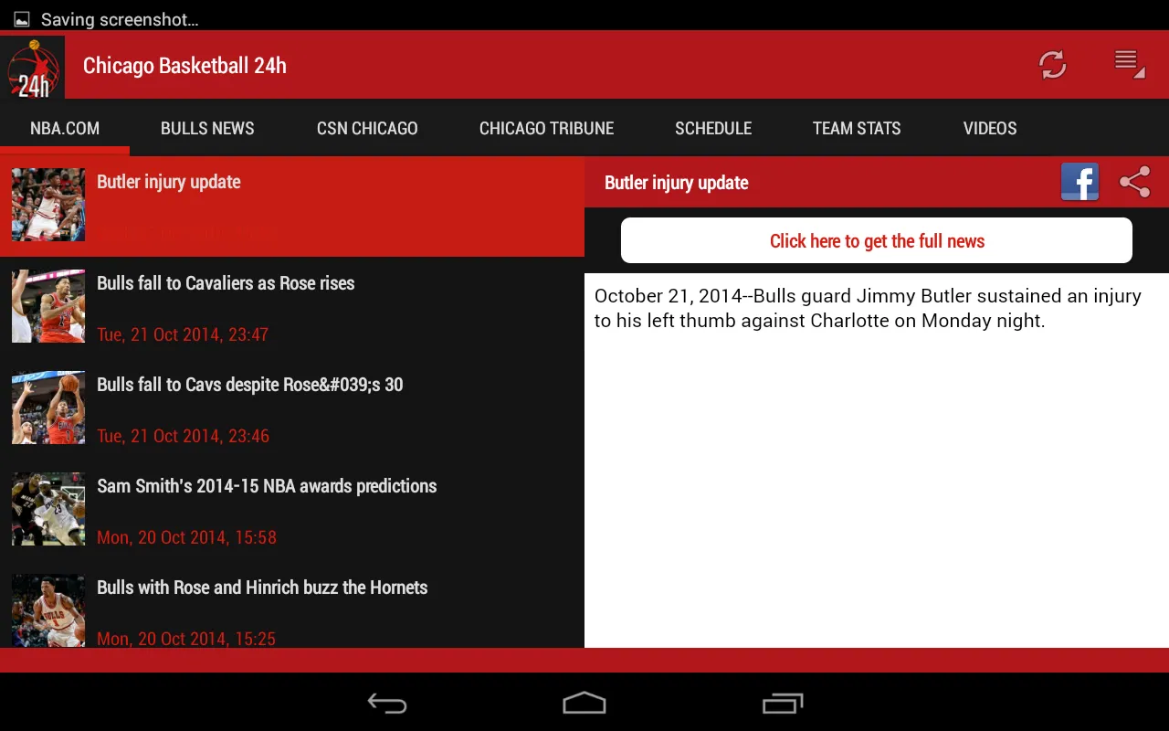 Chicago Basketball 24h | Indus Appstore | Screenshot