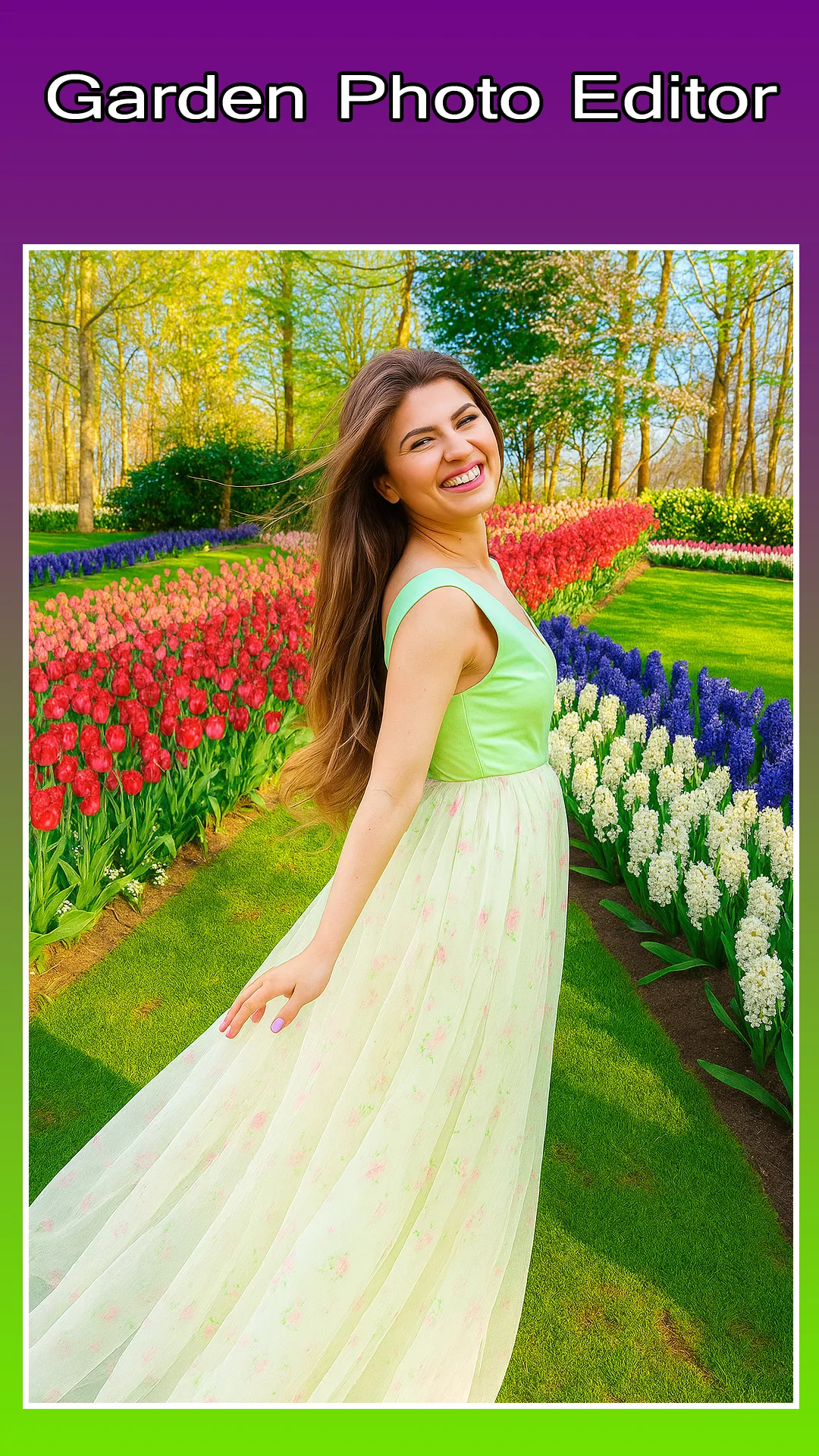 Garden photo frames / Editor | Indus Appstore | Screenshot