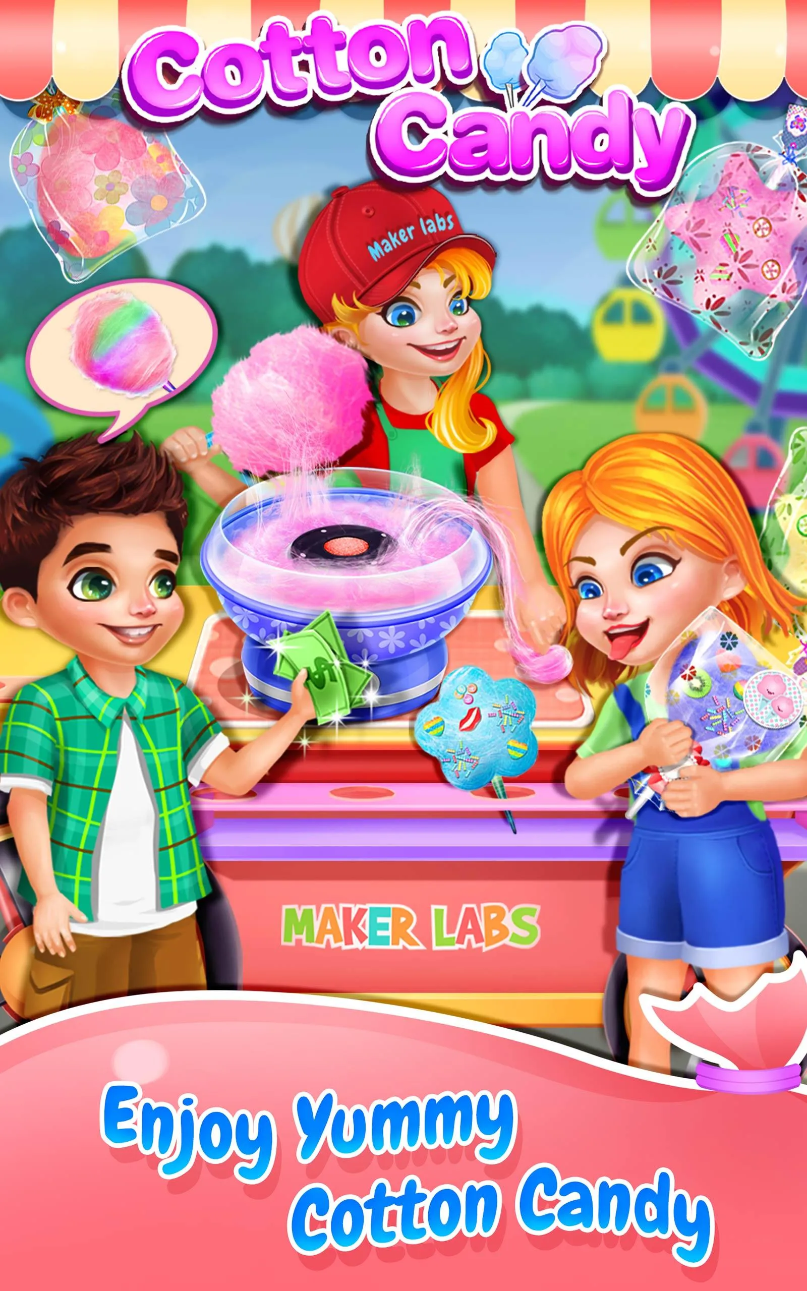 My Sweet Cotton Candy Shop | Indus Appstore | Screenshot