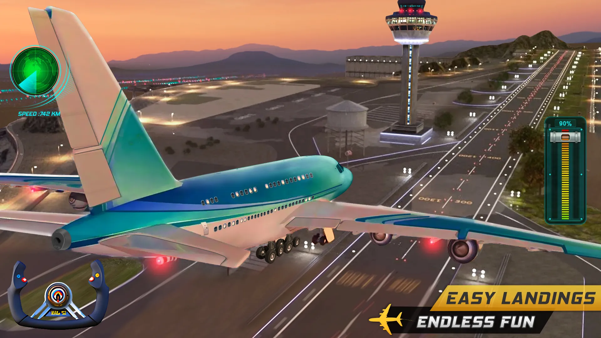 Airplane Game 3D: Flight Pilot | Indus Appstore | Screenshot