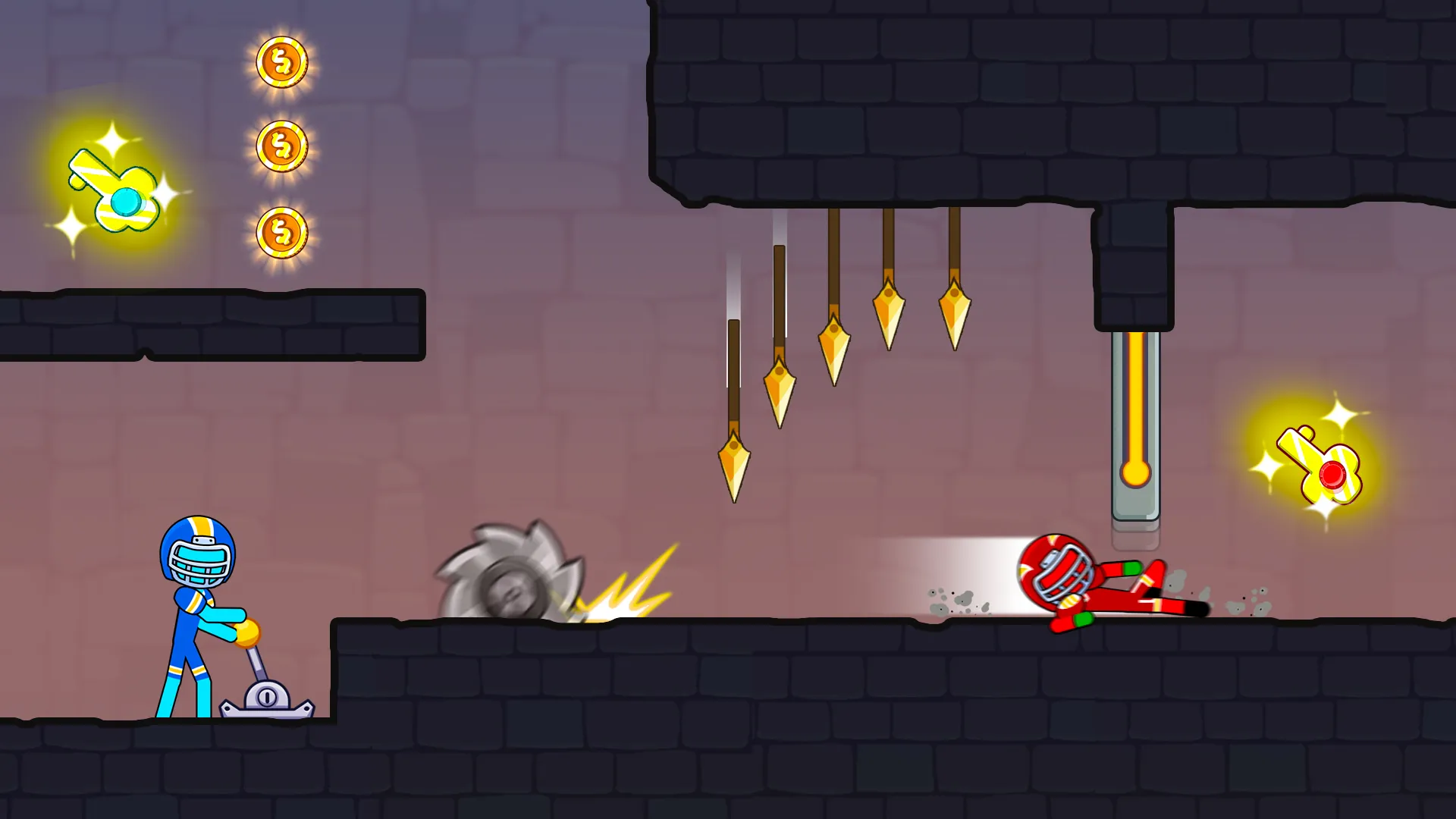 Stick Red boy and Blue girl | Indus Appstore | Screenshot