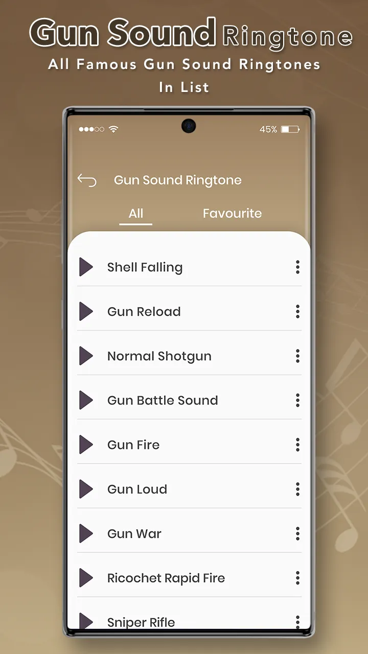 Gun Sound Ringtone | Indus Appstore | Screenshot