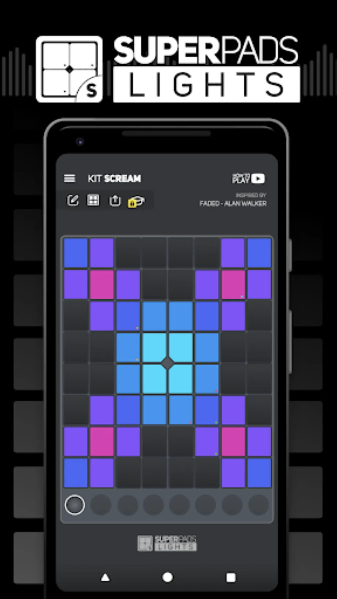 Super Pads Lights DJ Launchpad | Indus Appstore | Screenshot