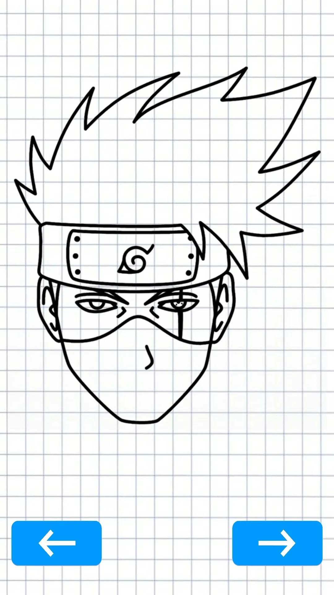 How to draw Kakashi | Indus Appstore | Screenshot