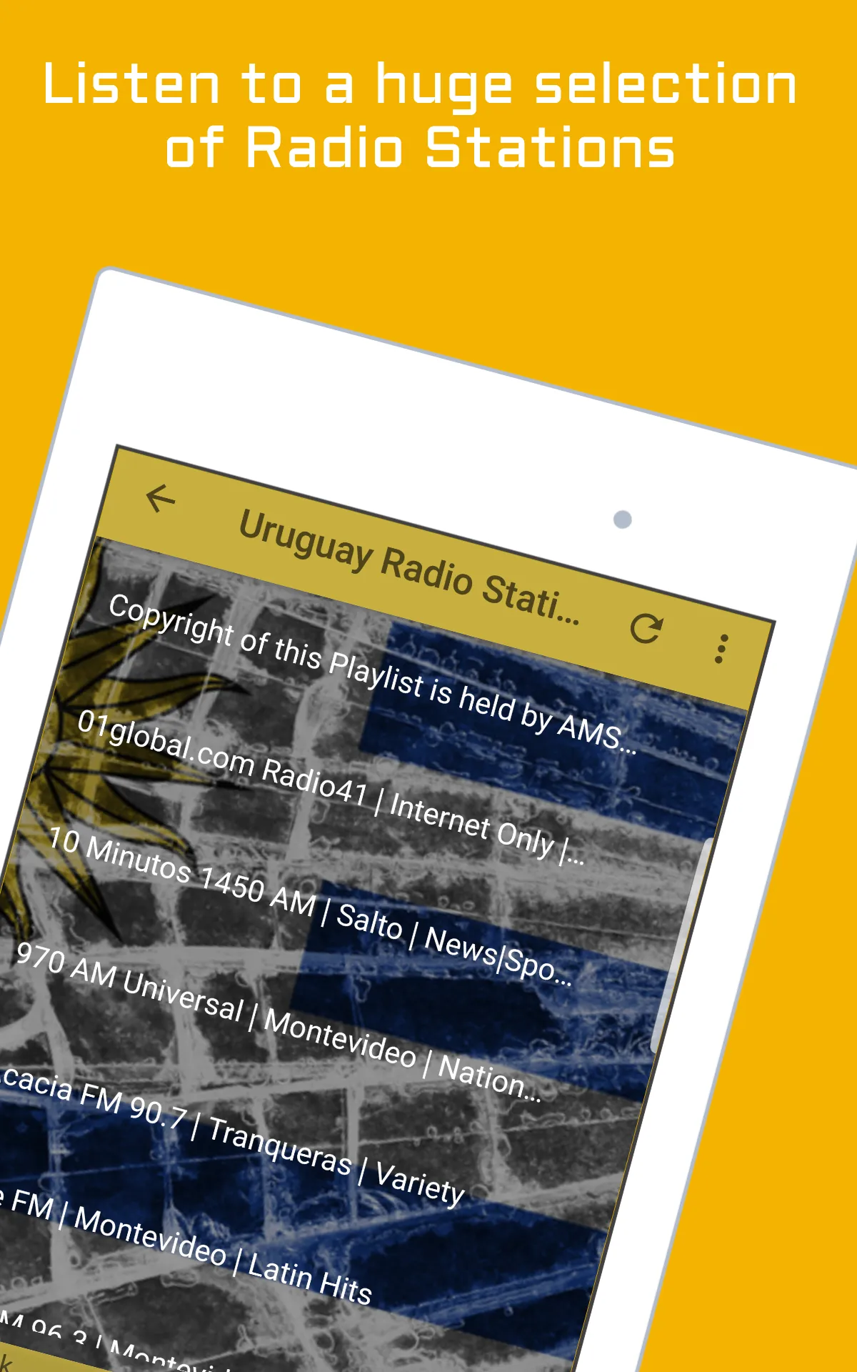 Uruguay Radio Stations | Indus Appstore | Screenshot