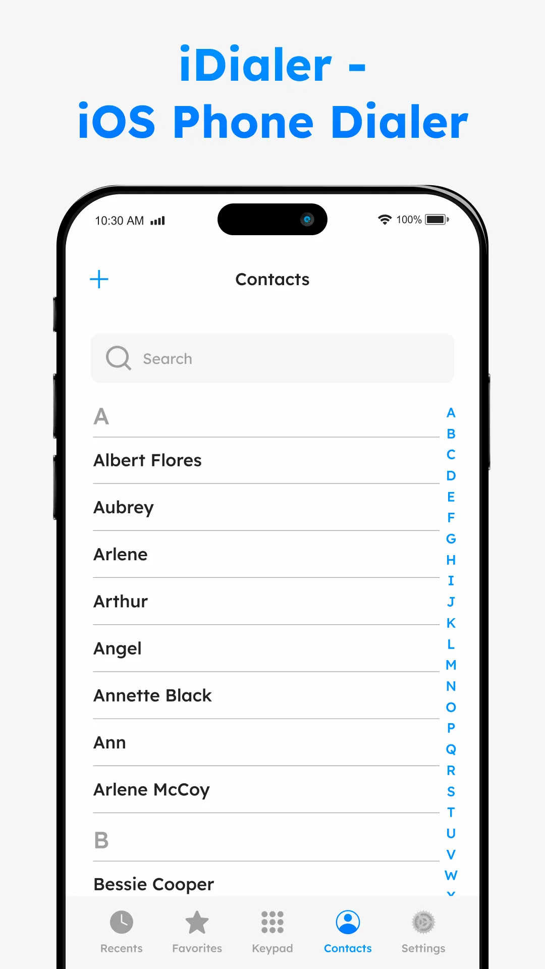 iDialer - iOS Phone Dialer | Indus Appstore | Screenshot