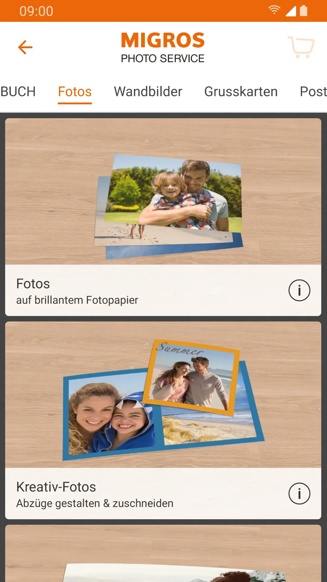 Migros Photo Service | Indus Appstore | Screenshot