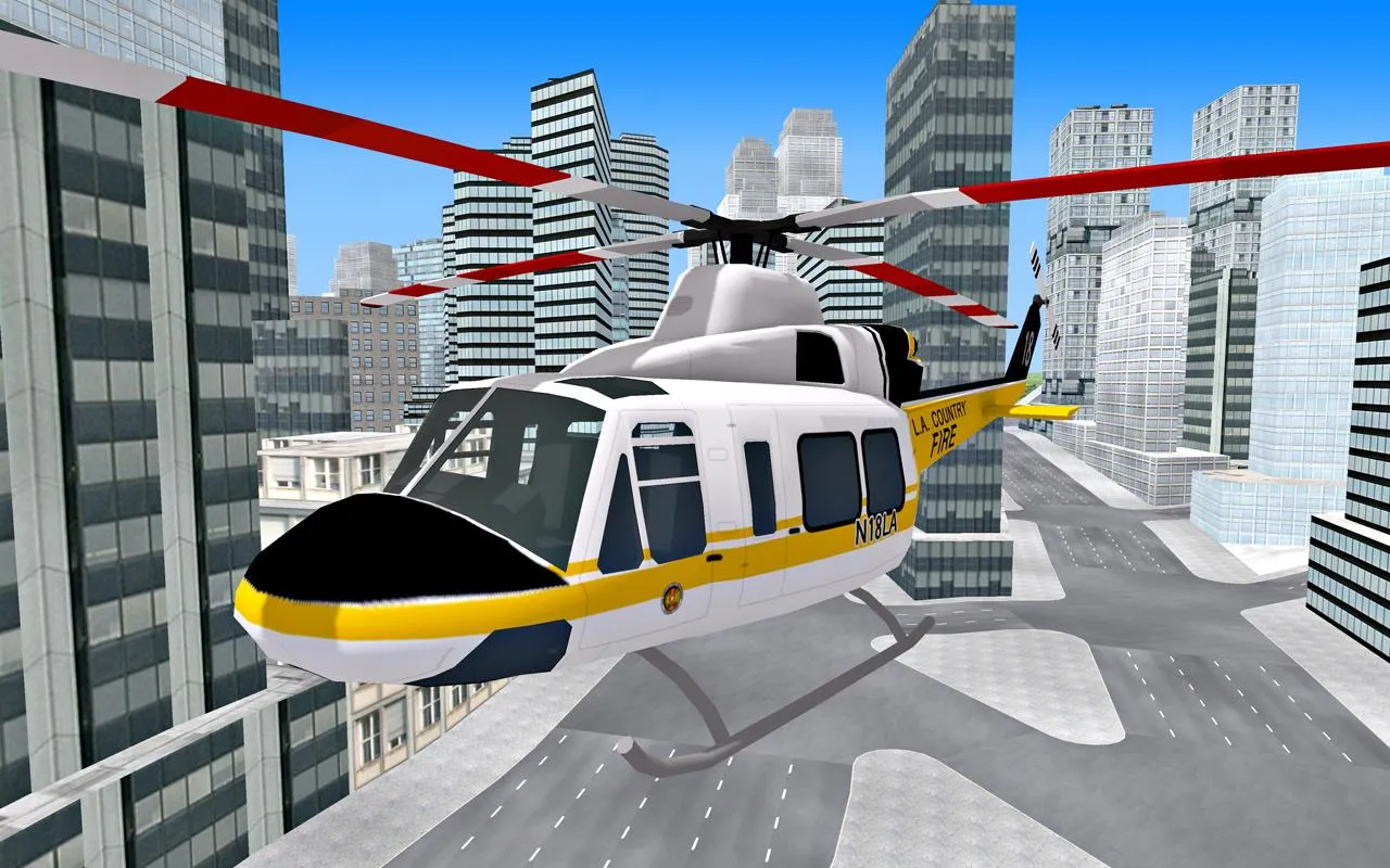 City Helicopter Fly Simulation | Indus Appstore | Screenshot