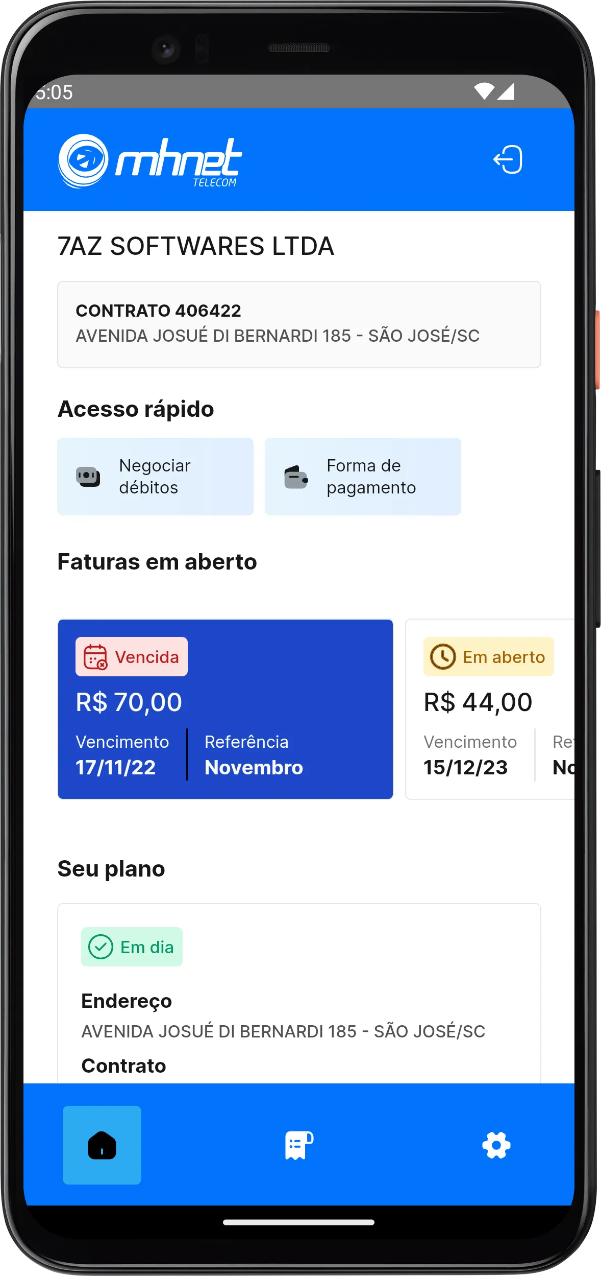 Mhnet Telecom | Indus Appstore | Screenshot