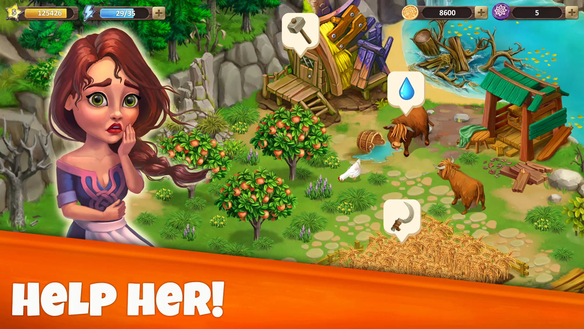 Farland: Farm Village | Indus Appstore | Screenshot