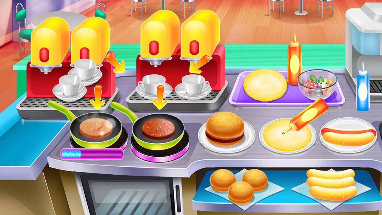 Fast Food Cooking & Serving | Indus Appstore | Screenshot