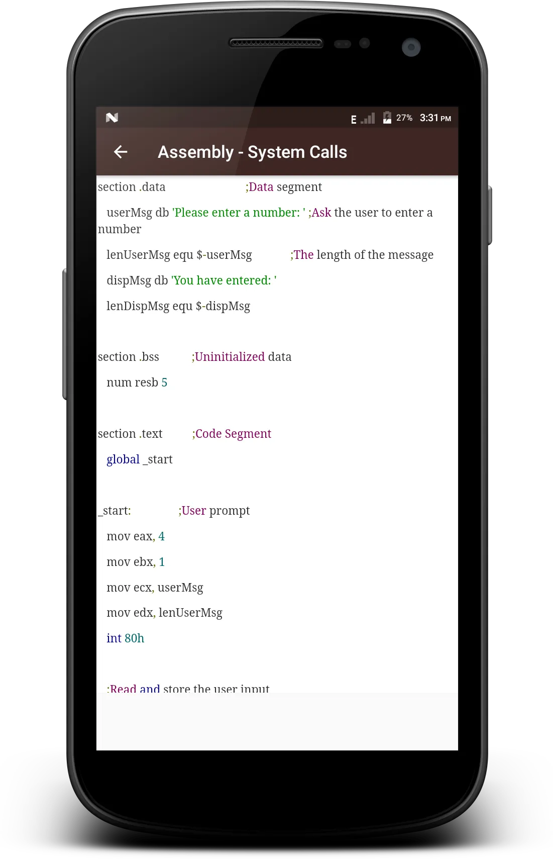 Assembly Language | Indus Appstore | Screenshot