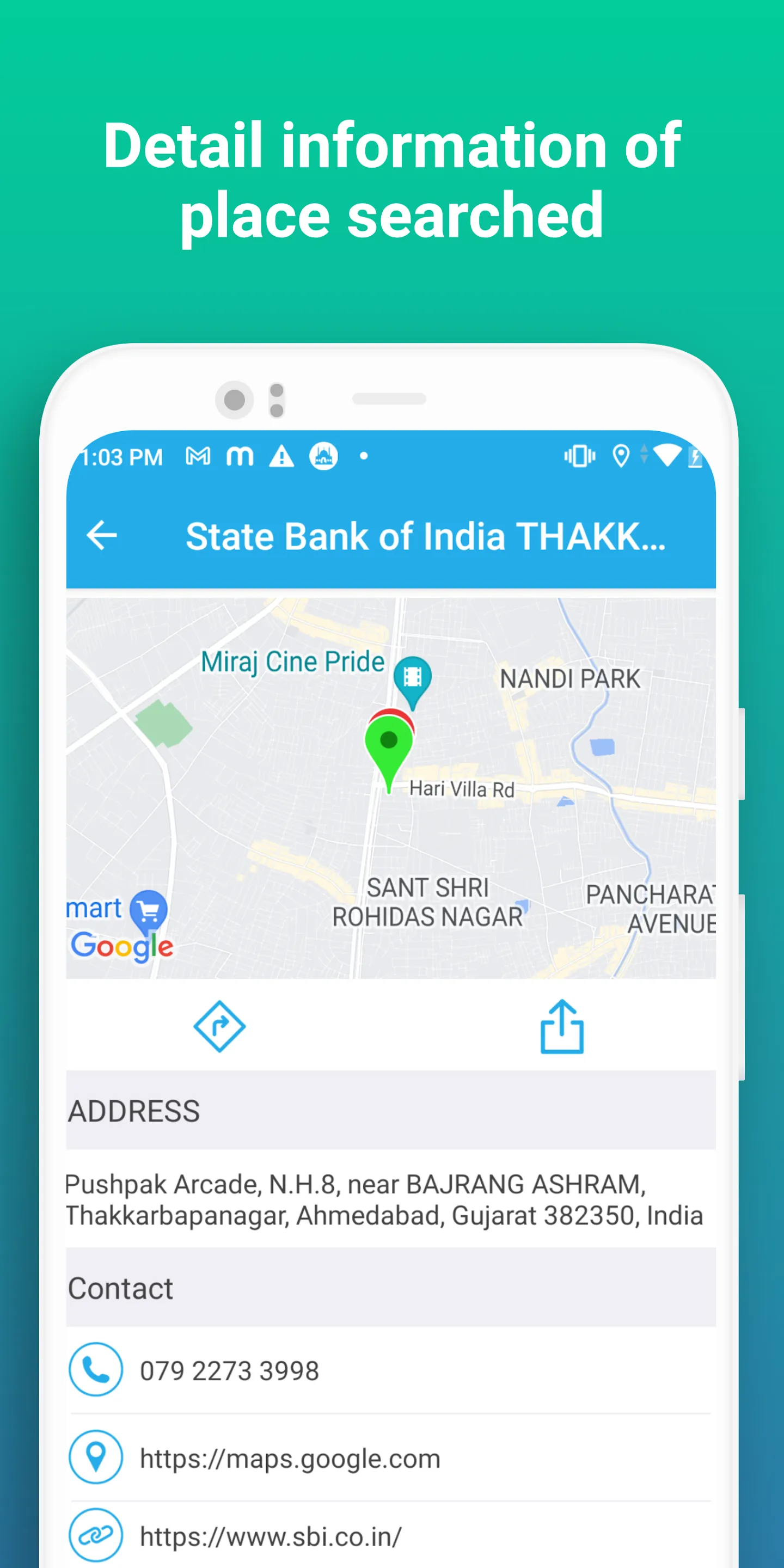 Place Finder - Search Places | Indus Appstore | Screenshot