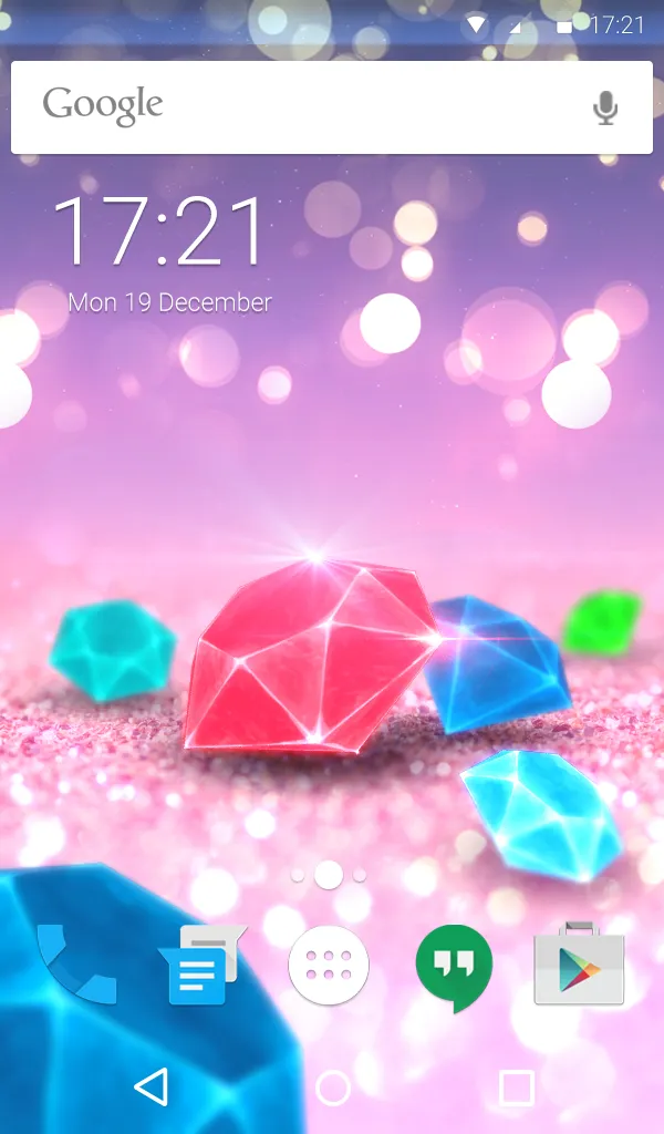 Diamonds Live Wallpaper Theme | Indus Appstore | Screenshot