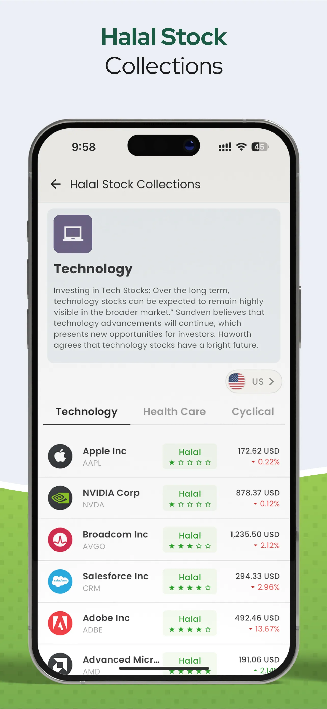 Musaffa: Halal Stocks & ETFs | Indus Appstore | Screenshot