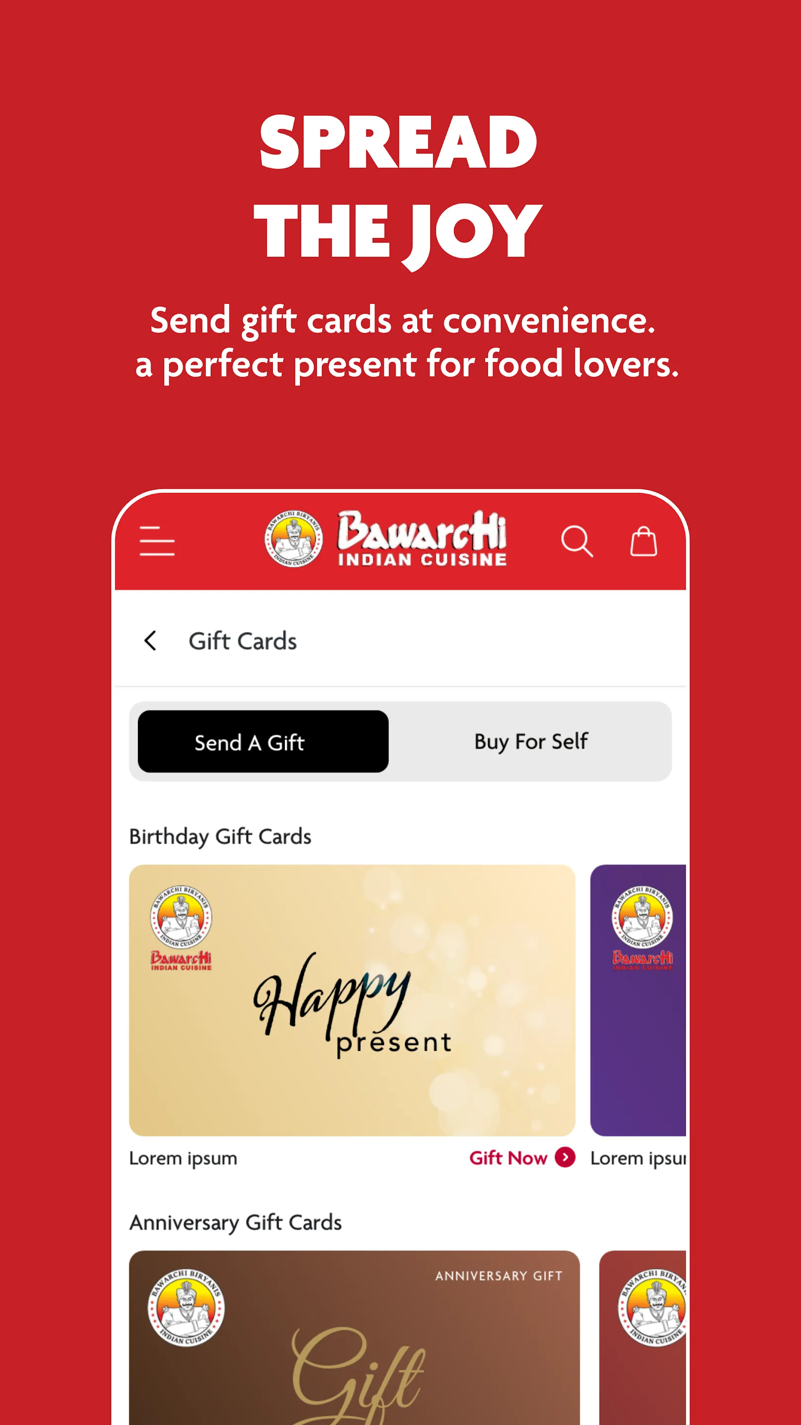 Bawarchi Biryanis | Indus Appstore | Screenshot