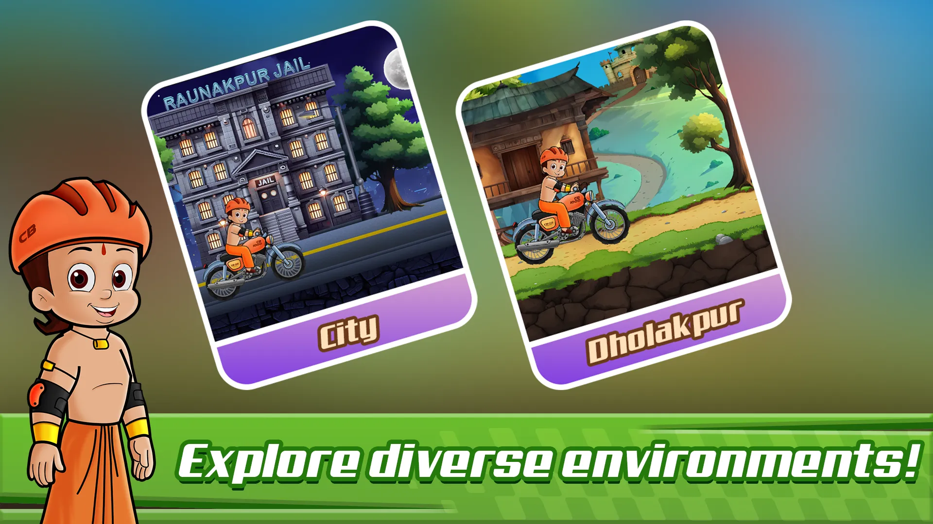 Chhota Bheem Road Race Game | Indus Appstore | Screenshot