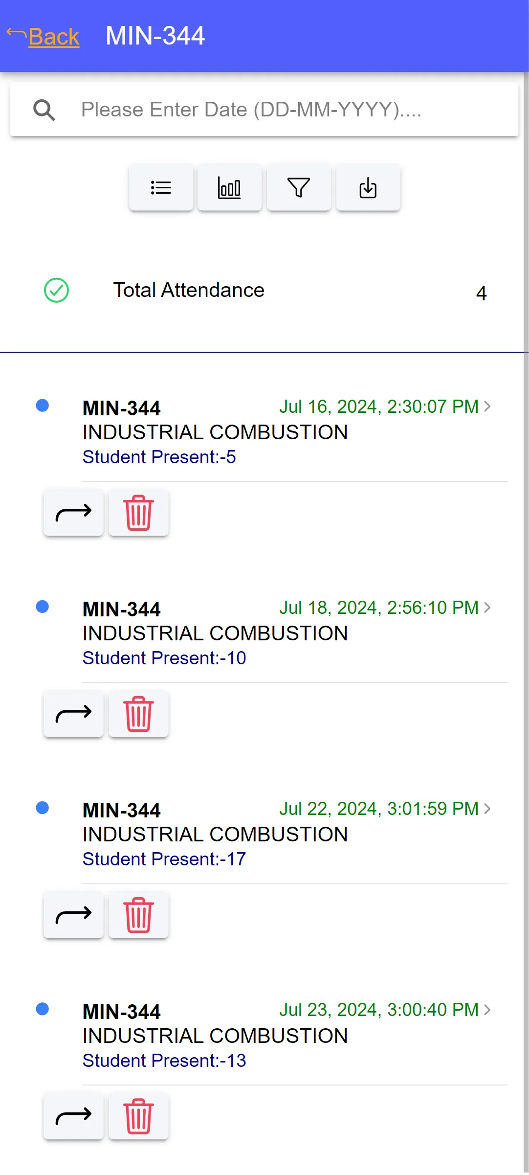 Attendance IITR | Indus Appstore | Screenshot