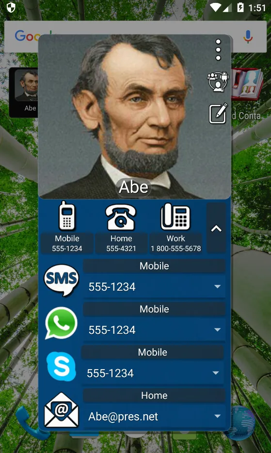 Mad Contacts Widget | Indus Appstore | Screenshot