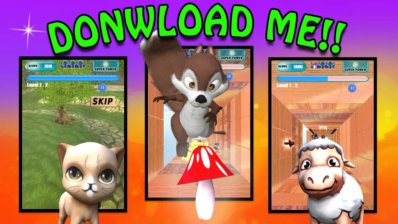 Squirrel Run 4D – Hazel Fun | Indus Appstore | Screenshot