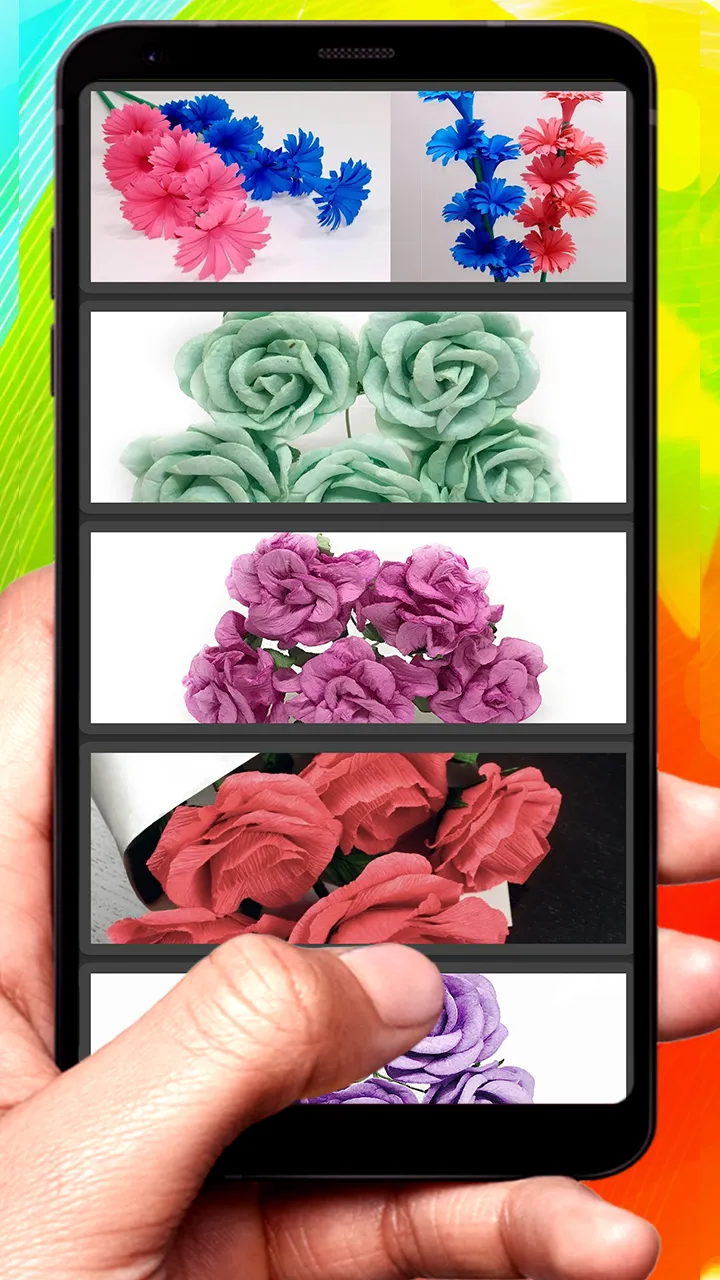 DIY Paper Flowers Idea | Indus Appstore | Screenshot