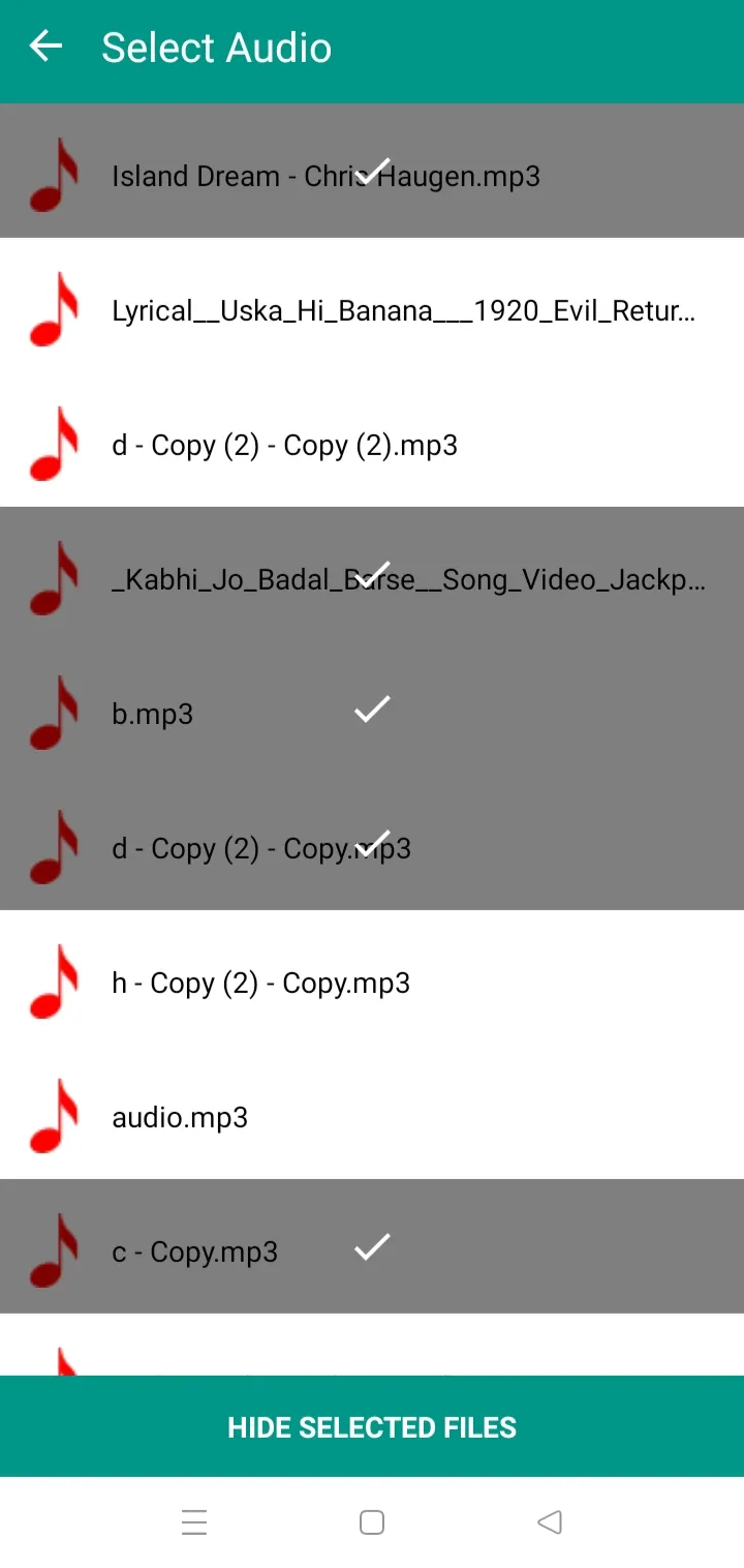 Audio Manager - Hide Media | Indus Appstore | Screenshot