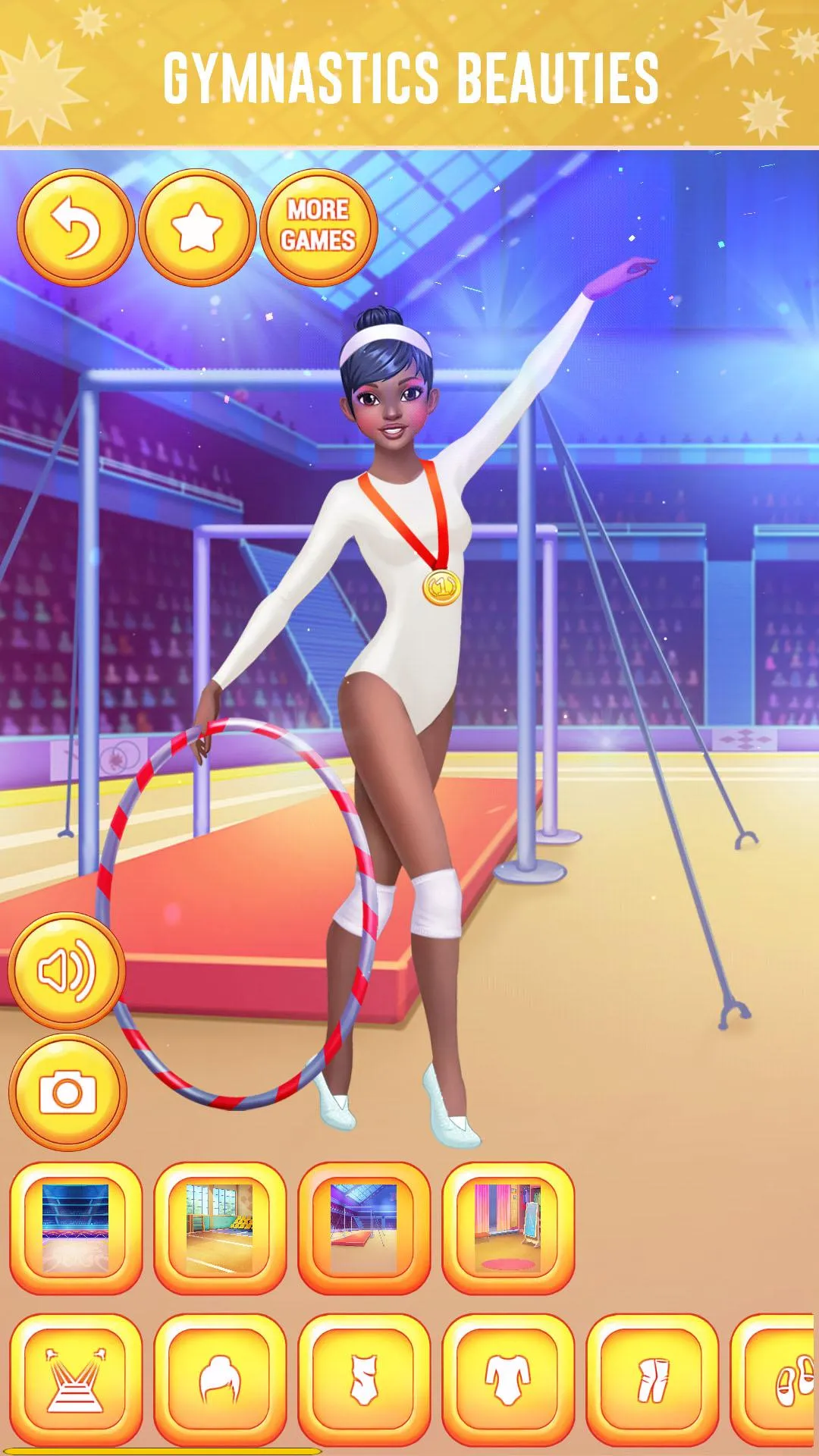 Gymnastics Girls Dress Up Game | Indus Appstore | Screenshot