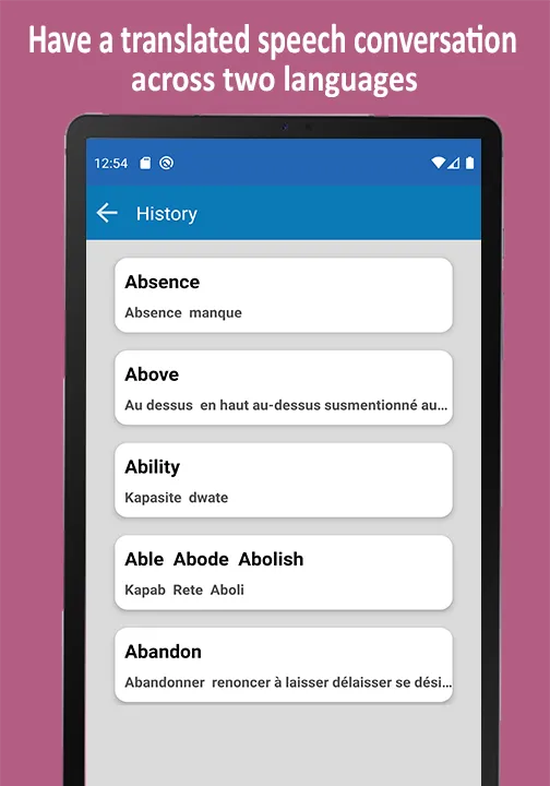 Traducteur Francais Creole | Indus Appstore | Screenshot