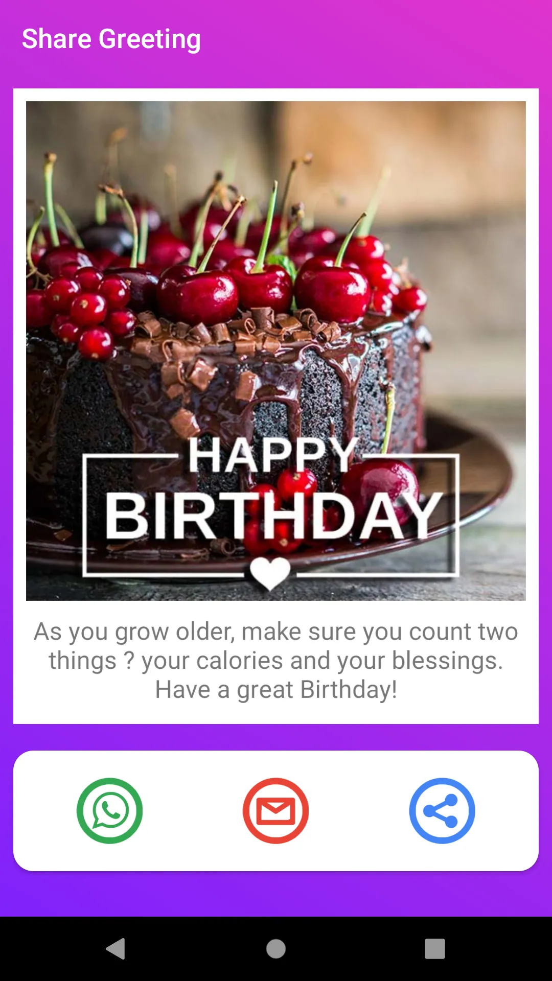 Birthday Wishes, Images | Indus Appstore | Screenshot