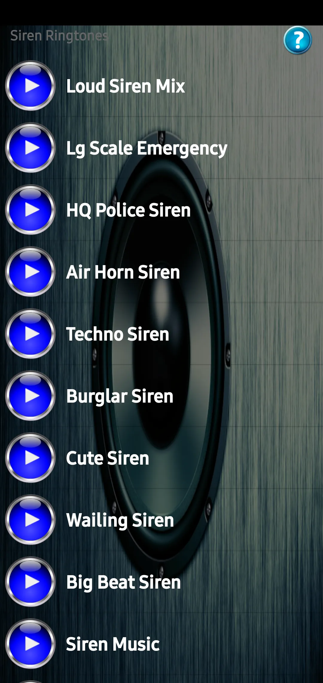 Siren Ringtones | Indus Appstore | Screenshot