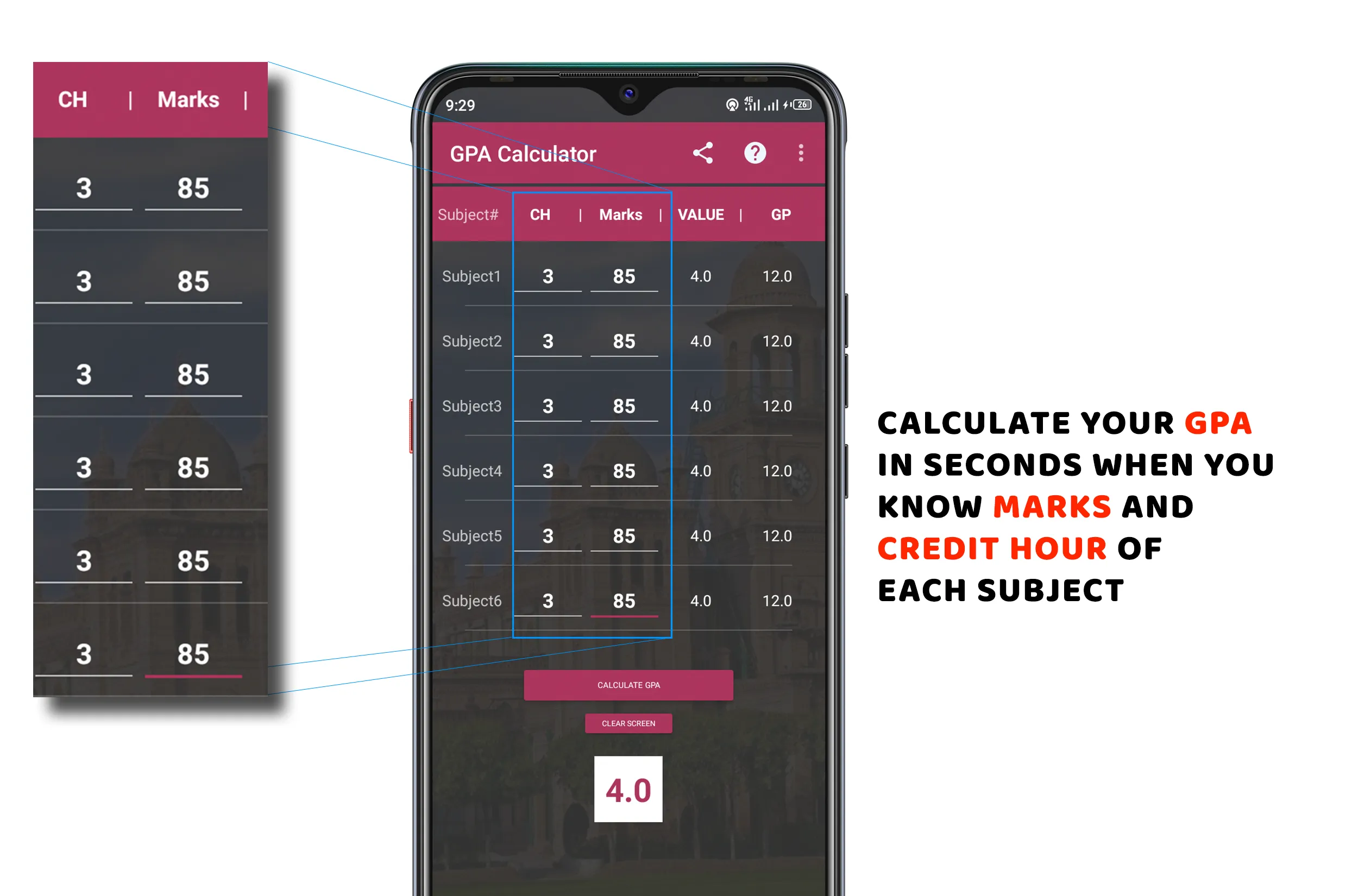GPA Calculator - Pak | KPK | Indus Appstore | Screenshot